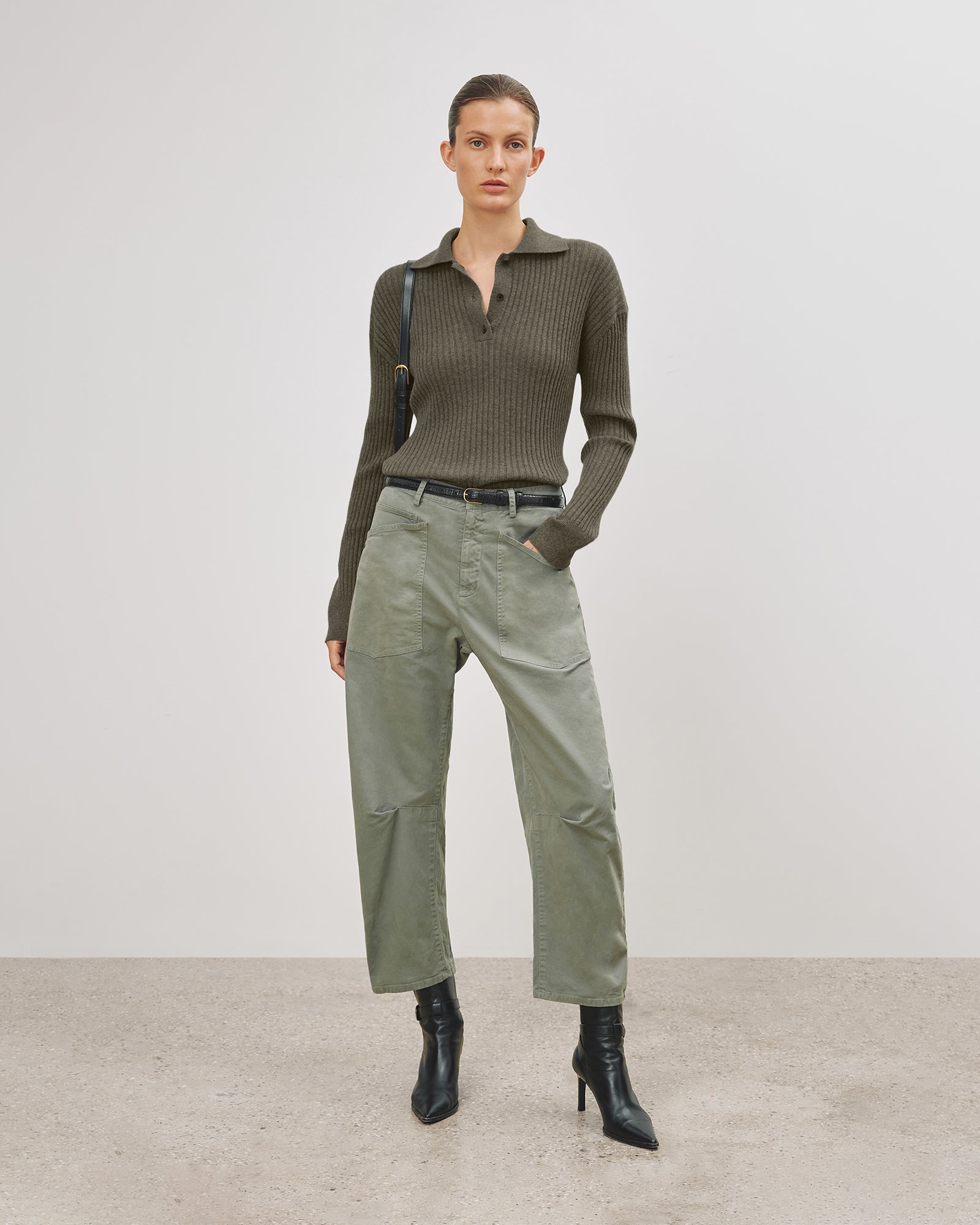The Nili Lotan Shon Pant in Admiral Green available at The New Trend Australia