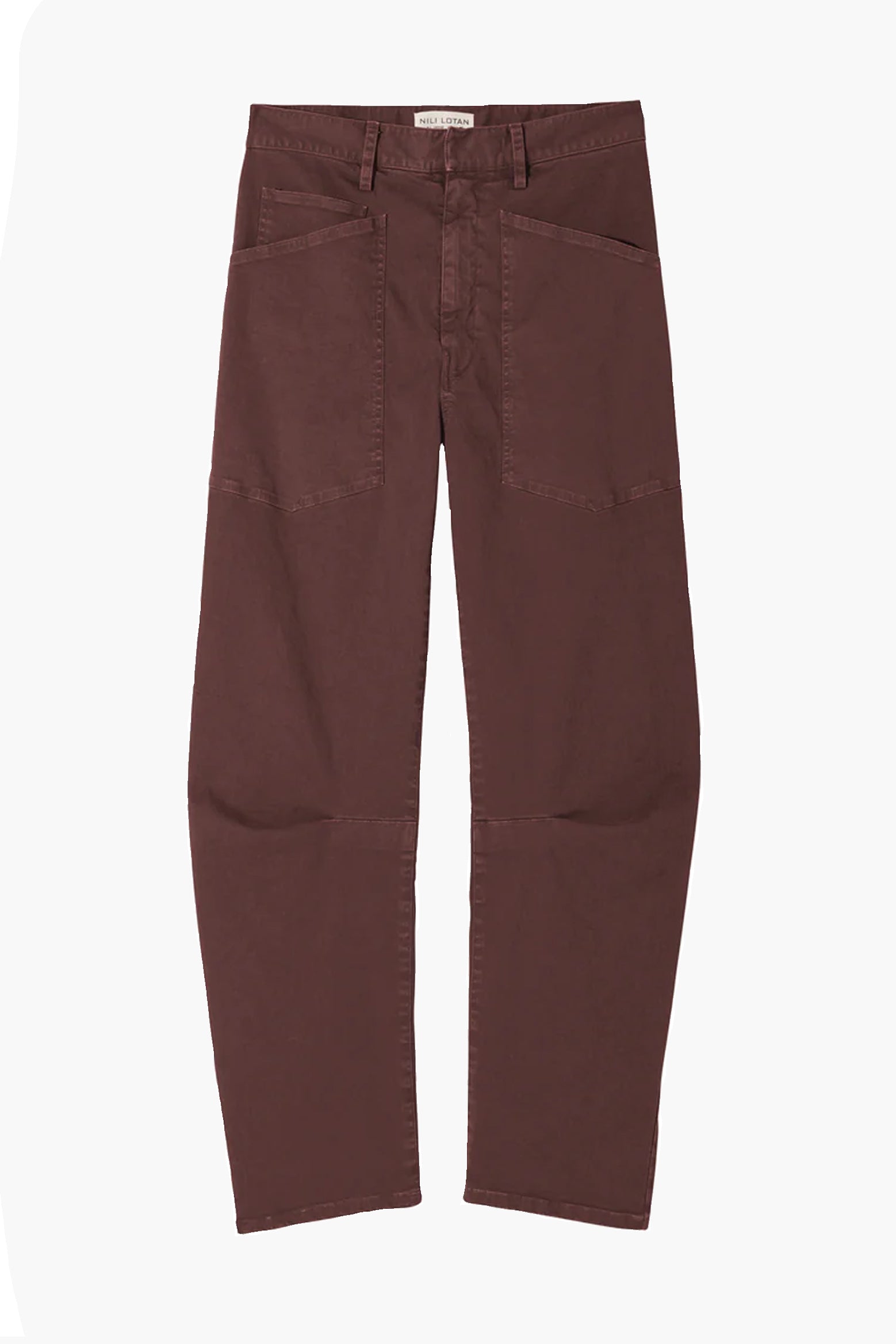 The Nili Lotan Shon Pant in Merlot available at The New Trend Australia