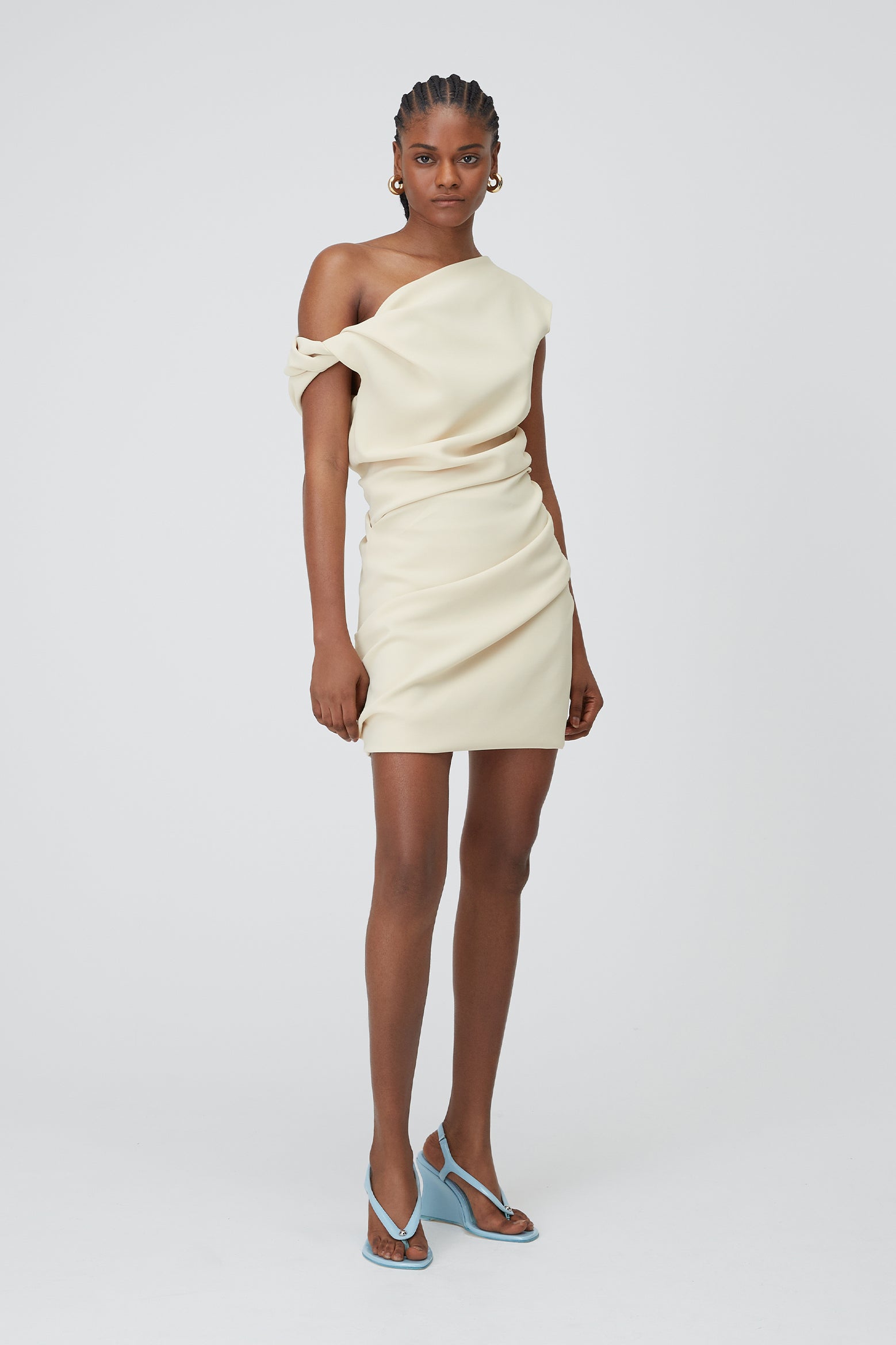 PARIS GEORGIA Remmy Mini Dress in Butter The New Trend