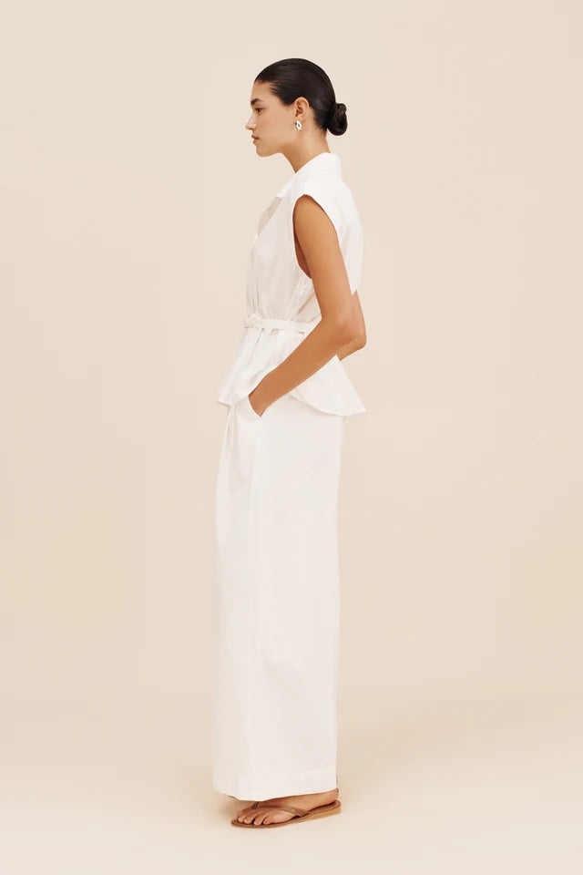 POSSE Juno Shirt in Ivory | The New Trend Australia