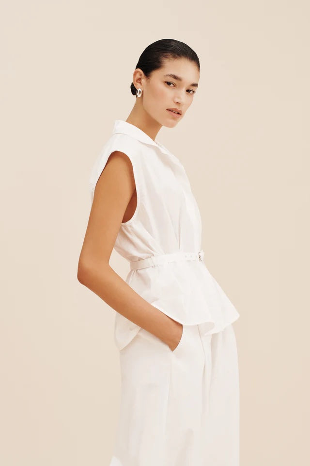 POSSE Juno Shirt in Ivory | The New Trend Australia