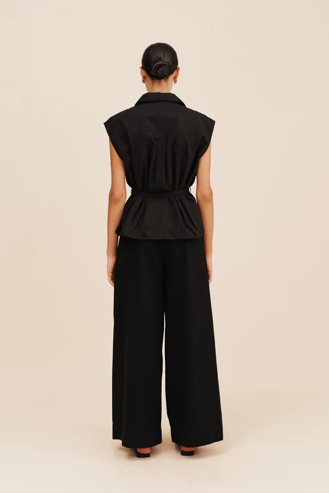 POSSE Wesley Trouser in Black | The New Trend Australia