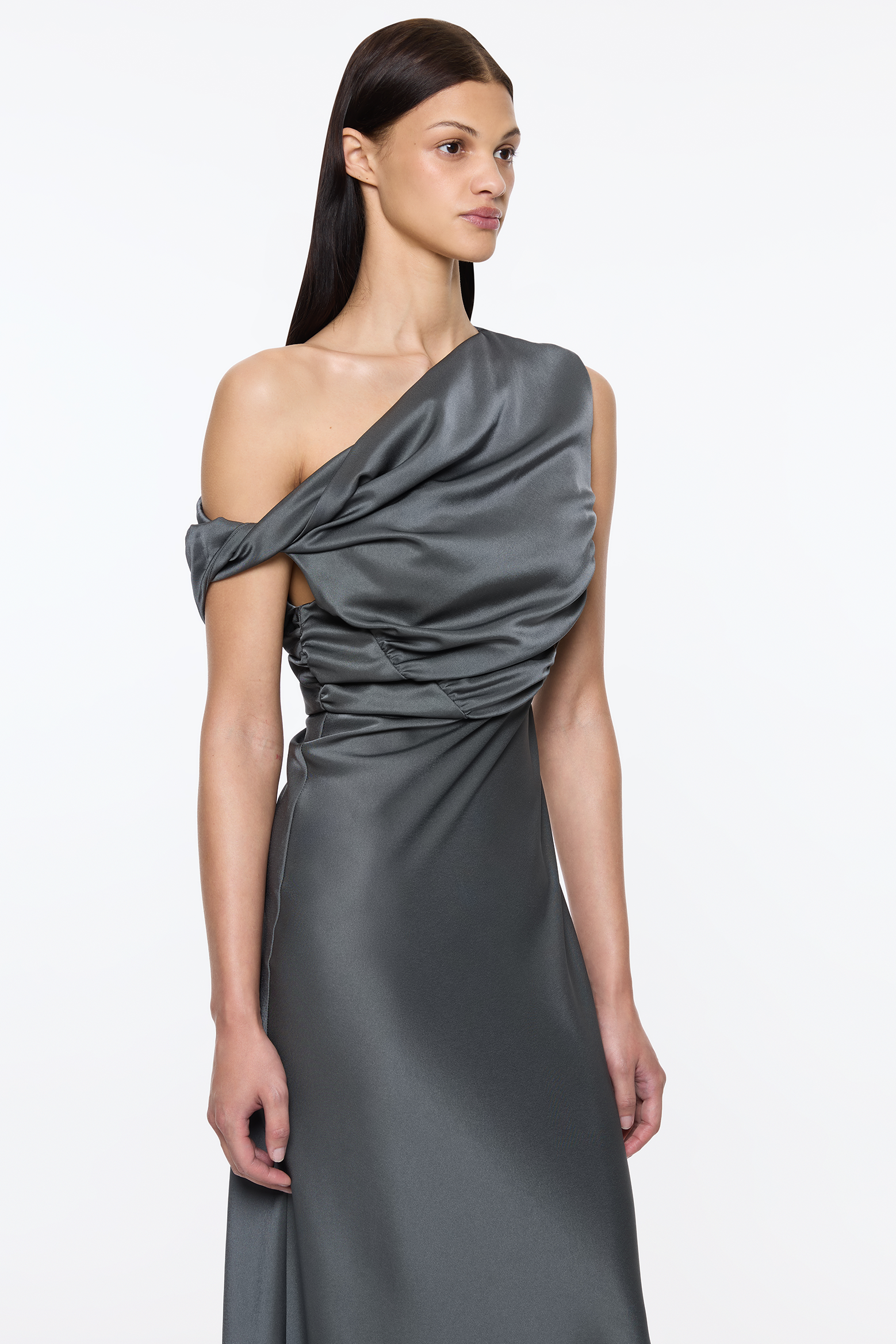 PARIS GEORGIA DAVIE DRESS IN SLATE | THE NEW TREND