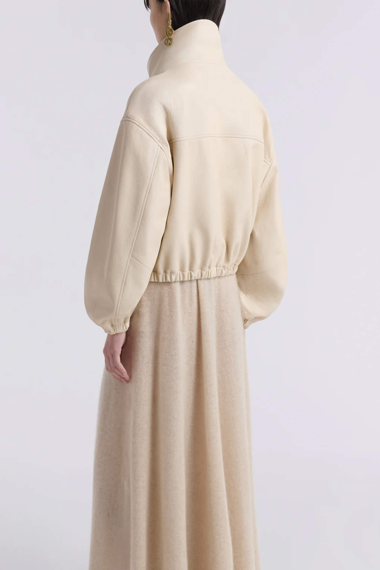 The Pia Jacket in Ivory by Nour Hammour is available at The New Trend