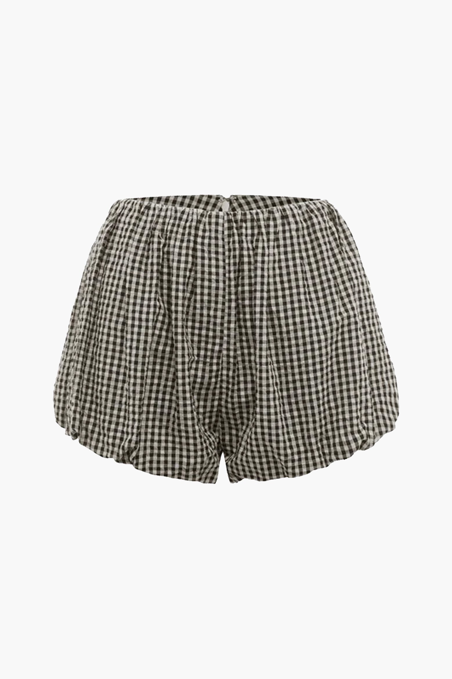 The Posse Aurelia Short in Gingham Black and Cream available at The New Trend Australia