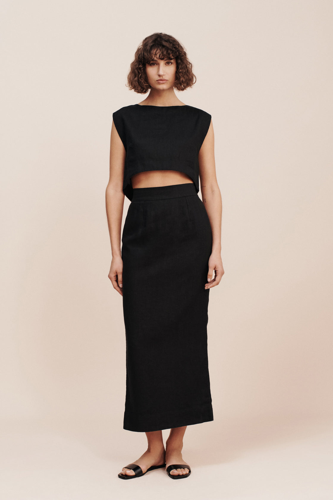 Posse Emma Pencil Skirt in Black available at TNT The New Trend Australia 
