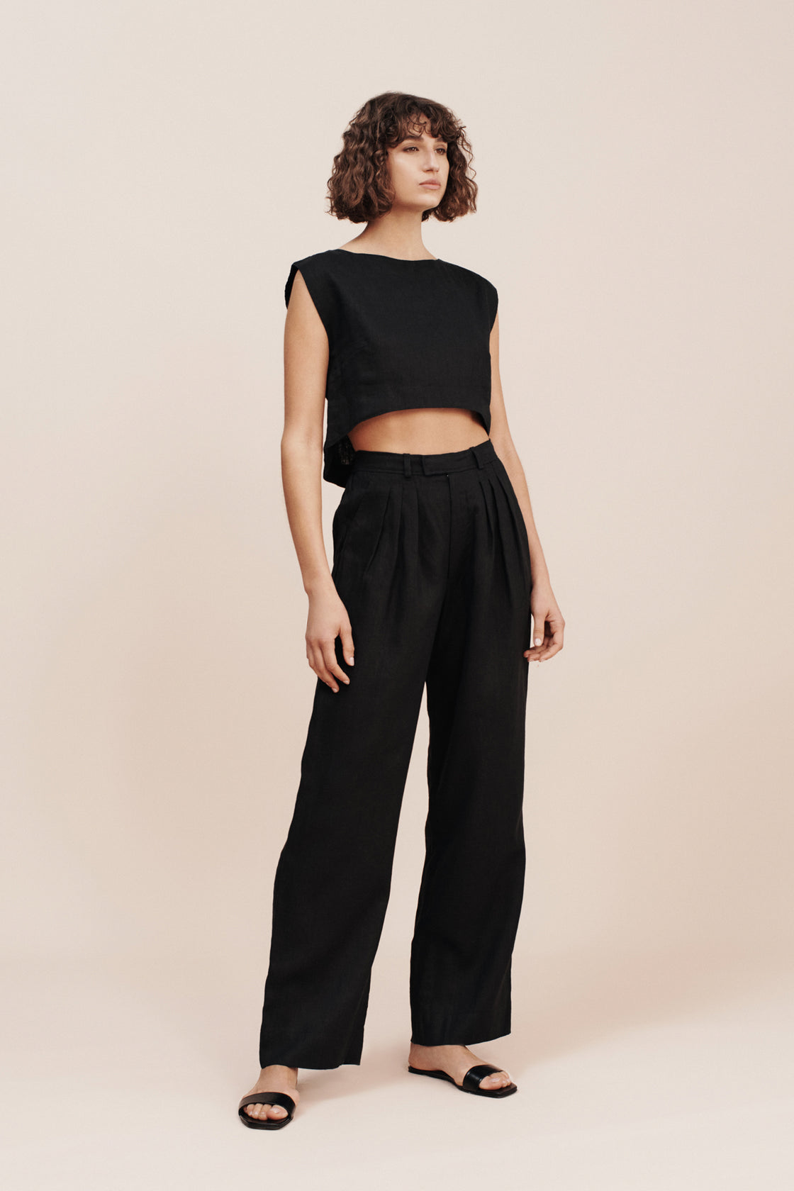 Posse Louis Trouser in Black available at TNT The New Trend Australia 