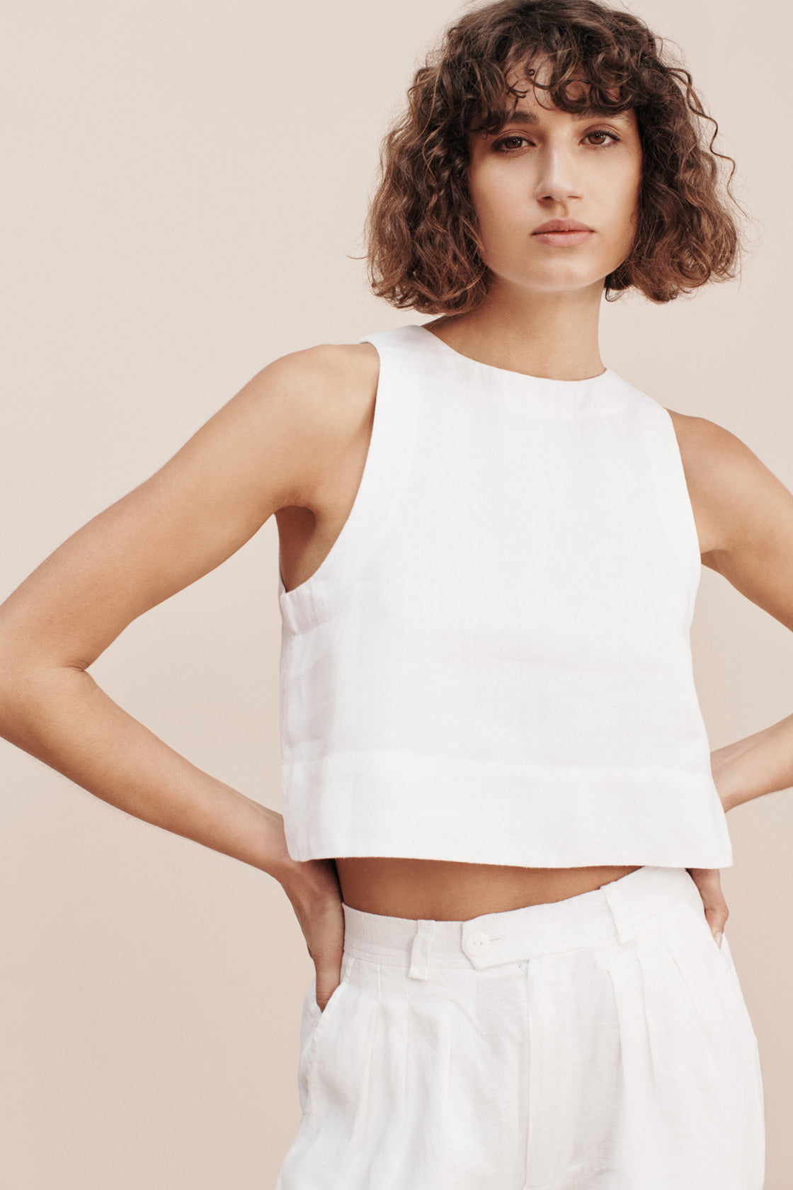 Posse Poppy Top in Ivory available at TNT The New Trend Australia 