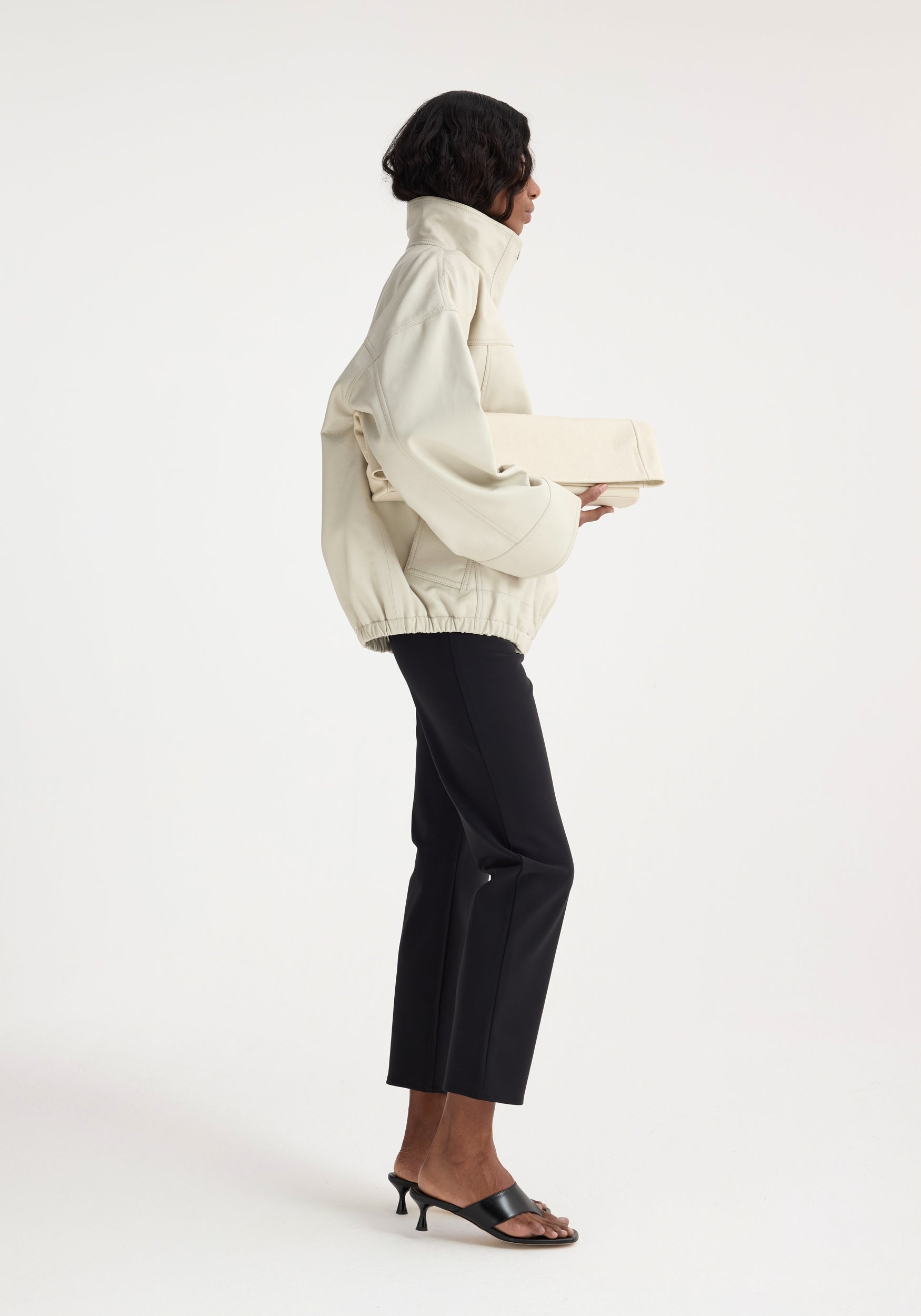 RÓHE LEATHER BOMBER JACKET | THE NEW TREND