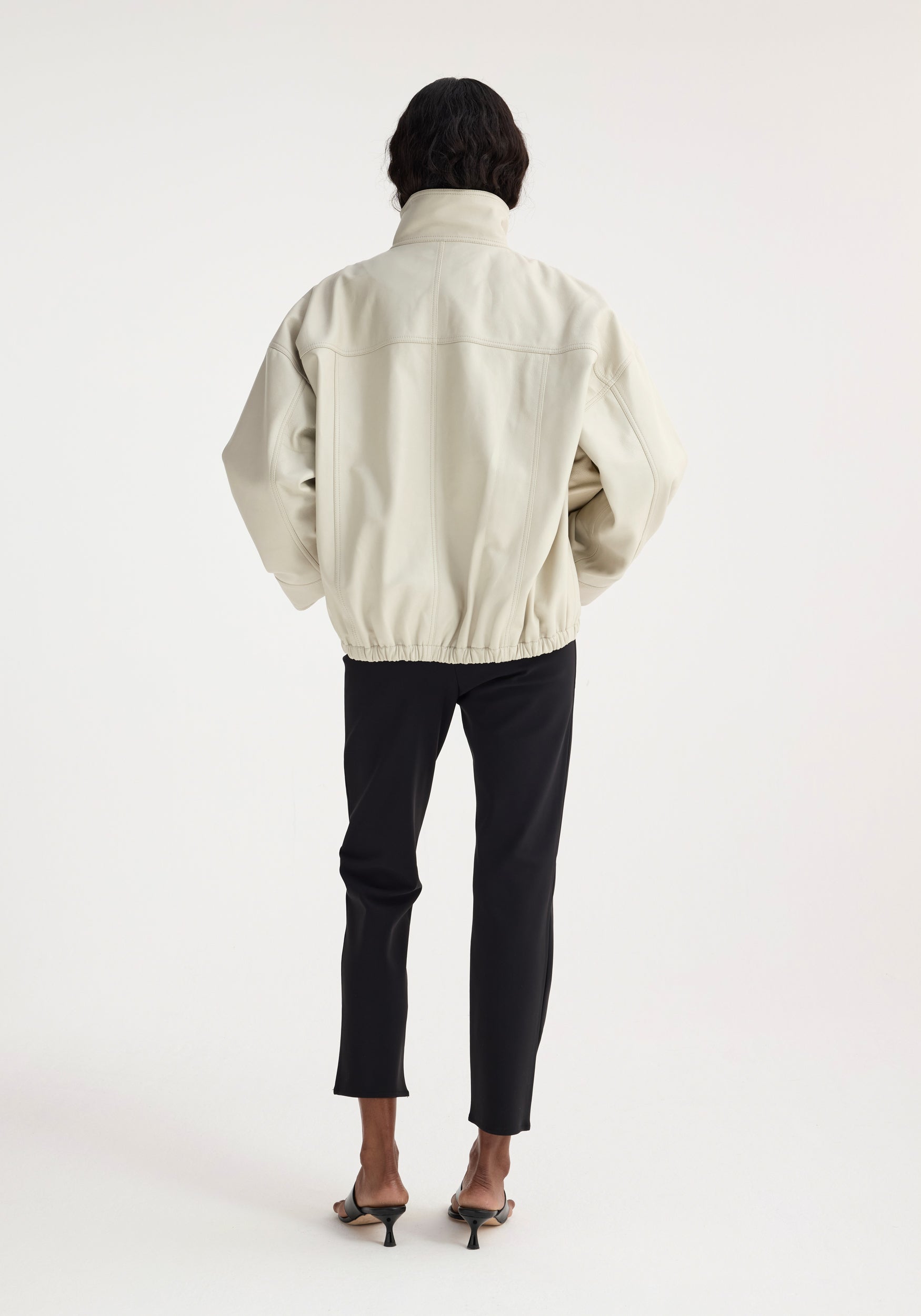 RÓHE LEATHER BOMBER JACKET | THE NEW TREND