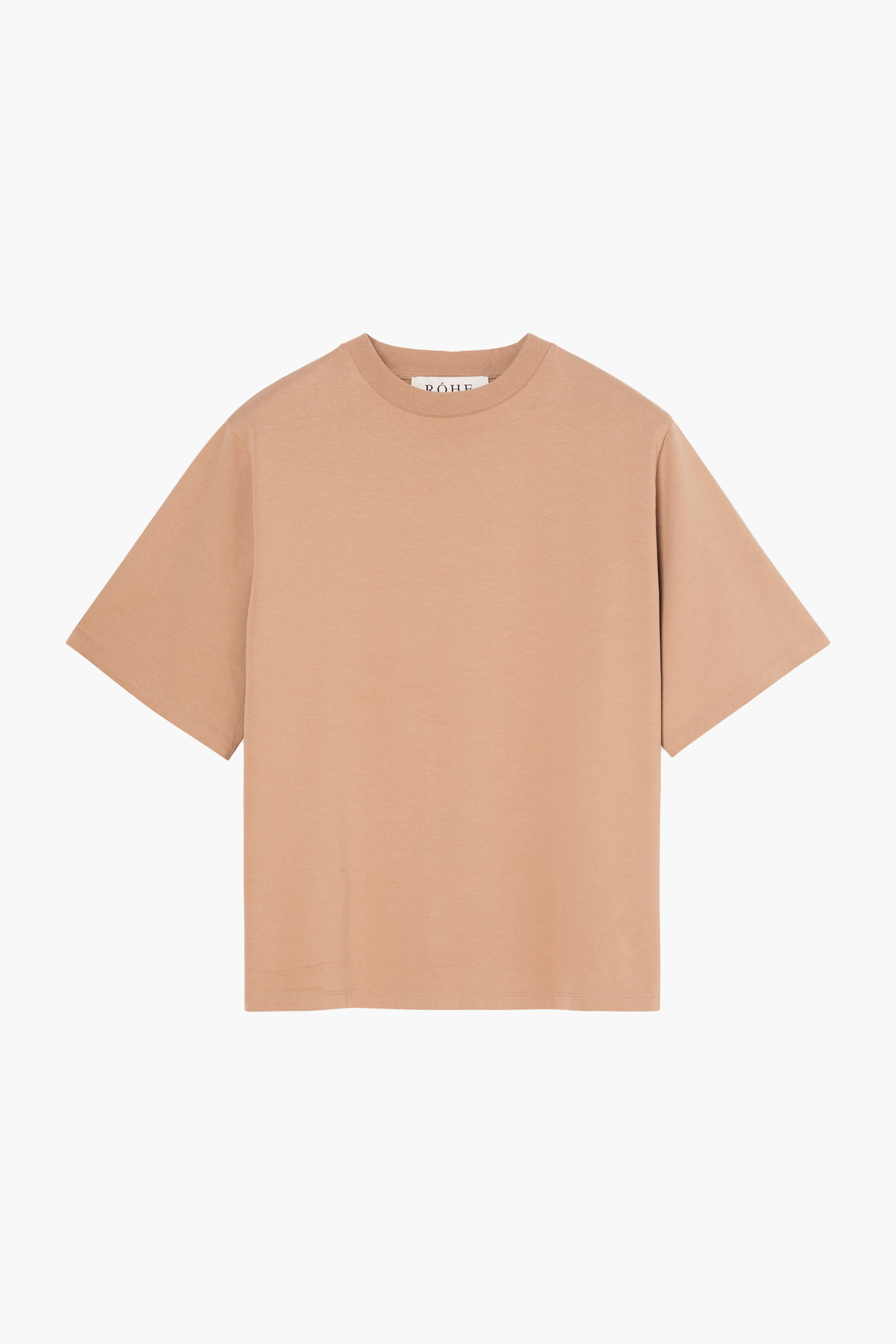 RÓHE OVERSIZED COTTON T-SHIRT IN POWDER | THE NEW TREND
