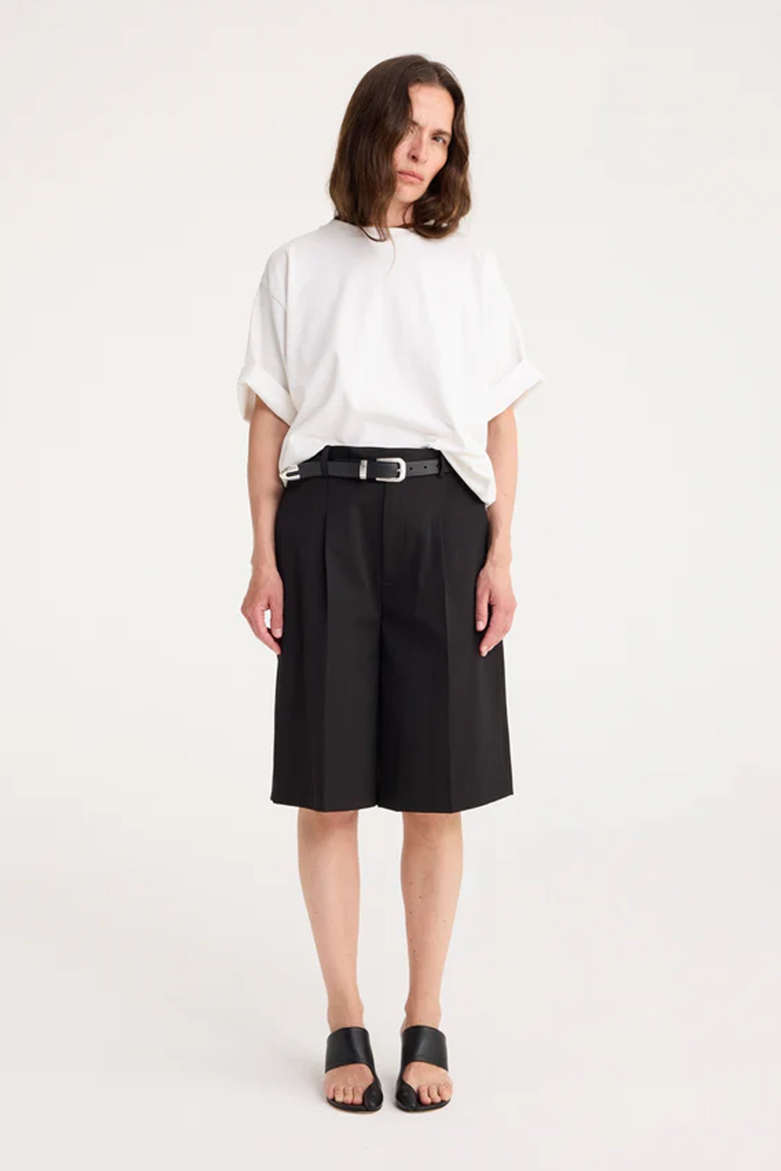 The Rohe Oversized Cotton T-Shirt in Optic White available at The New Trend Australia