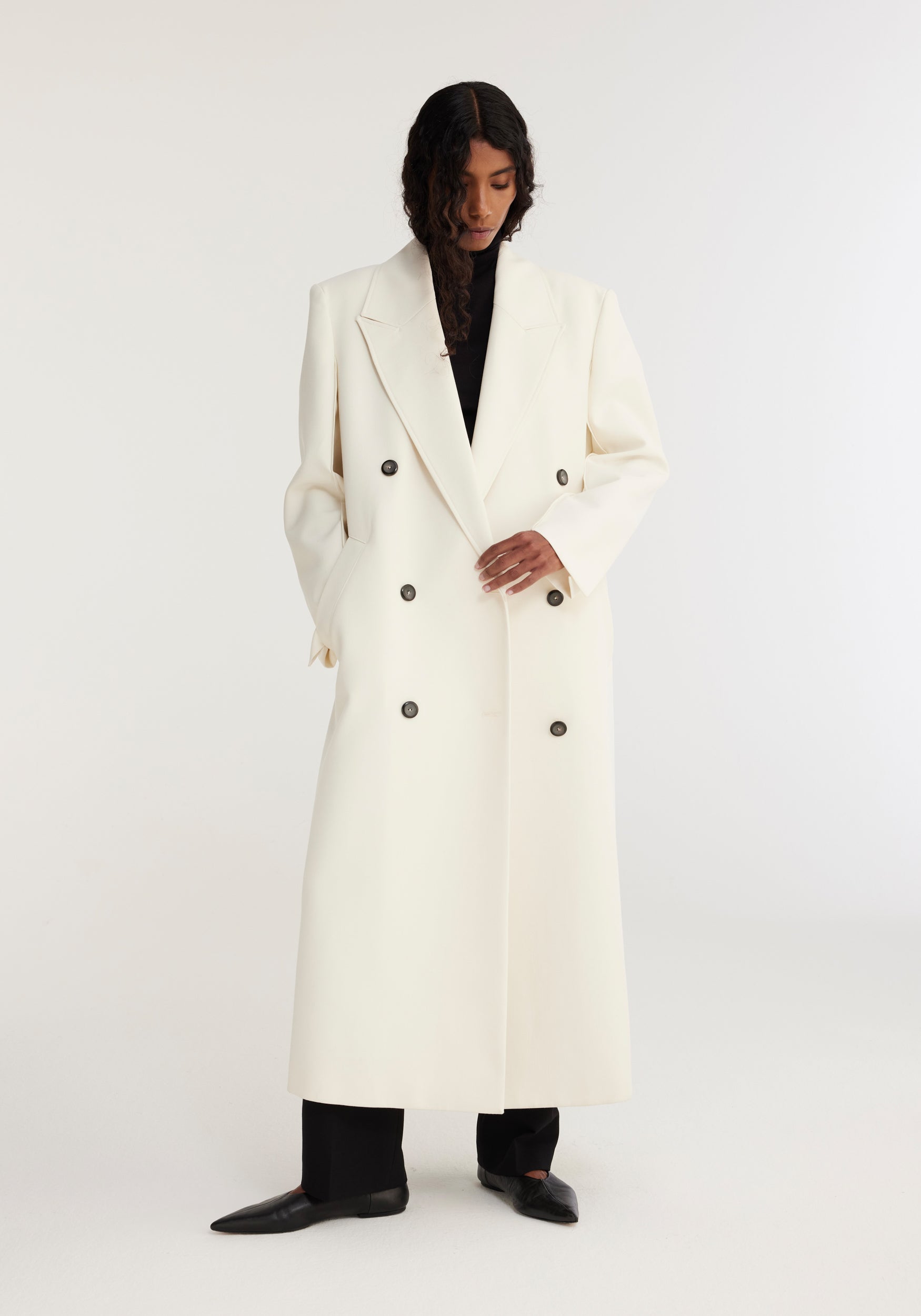 Ivory 2025 wool coat