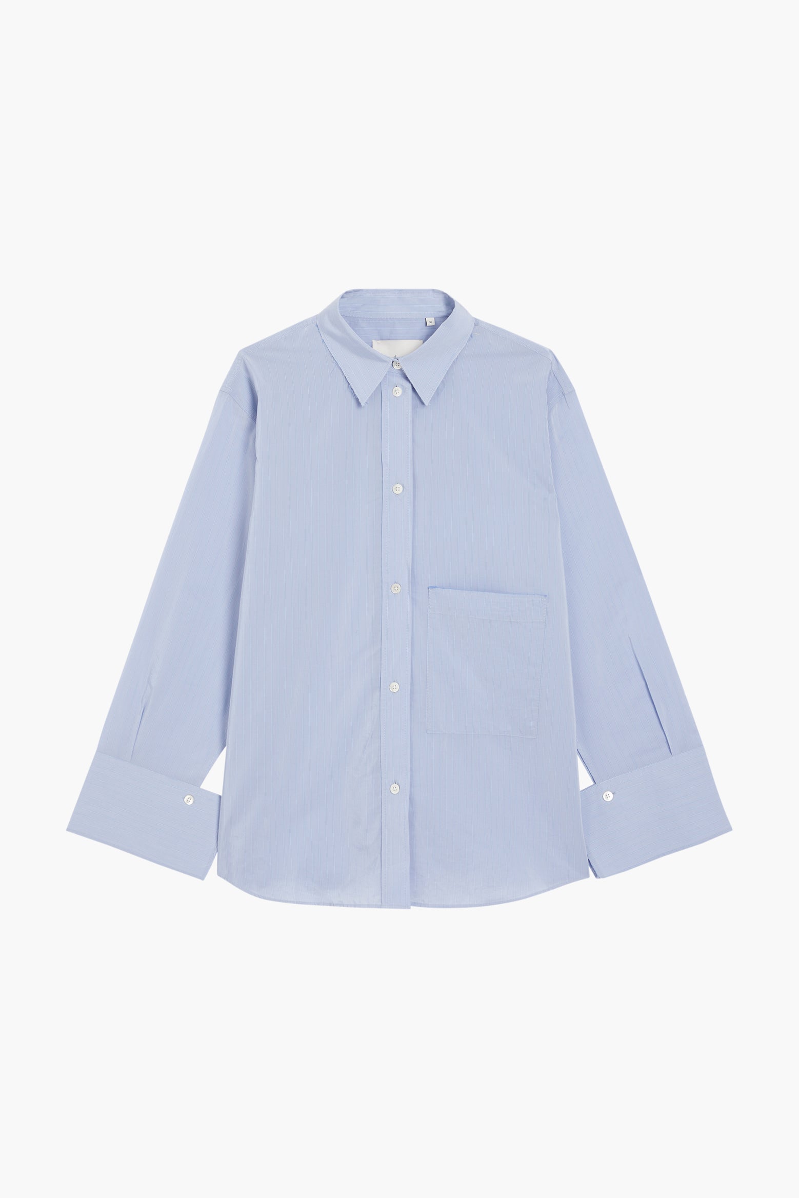 Rohe Fine Striped Shirt in Light Blue available at TNT The New Trend Australia