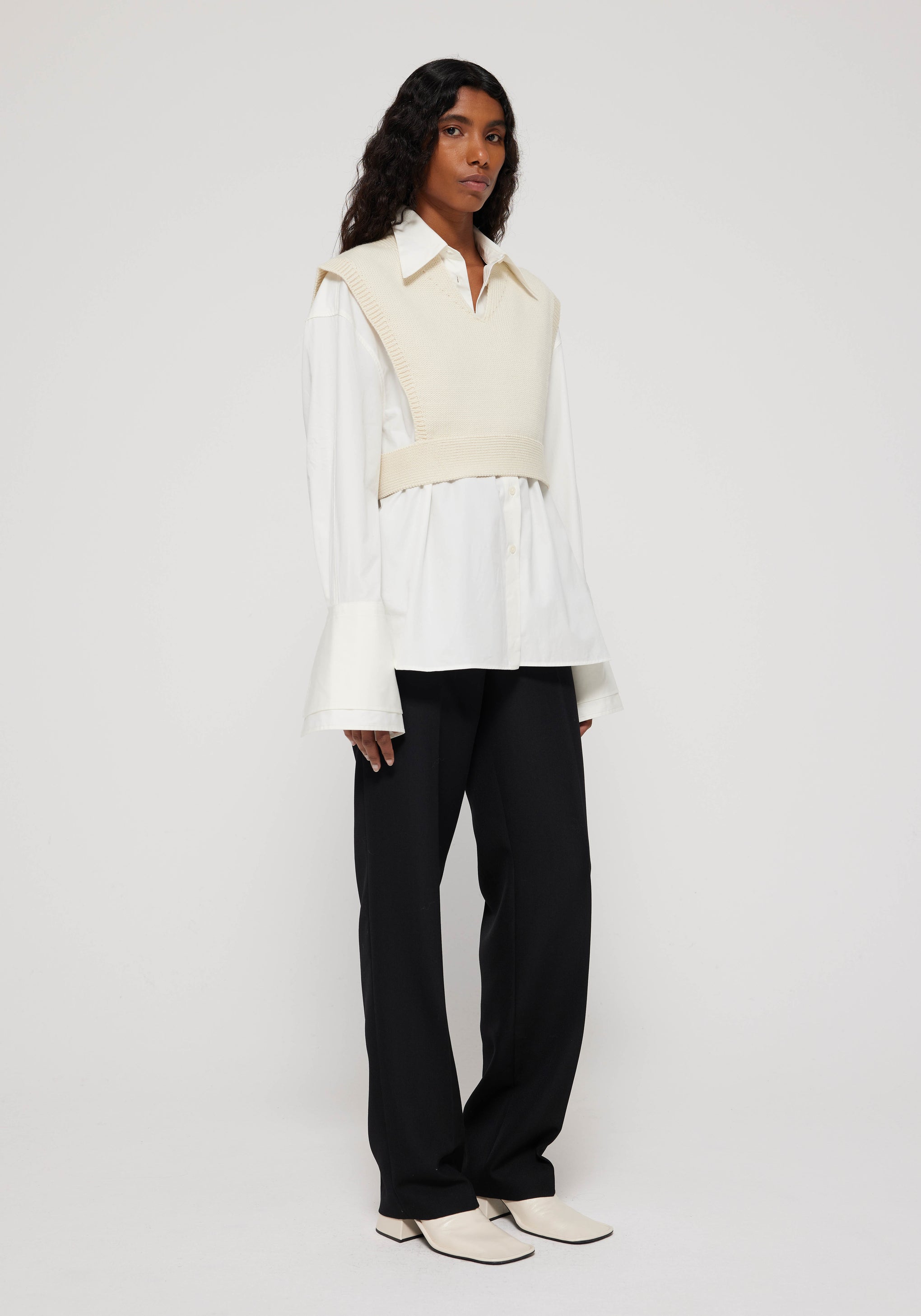 Rohe Layering Knitted Vest Off White TNT The New Trend Australia 