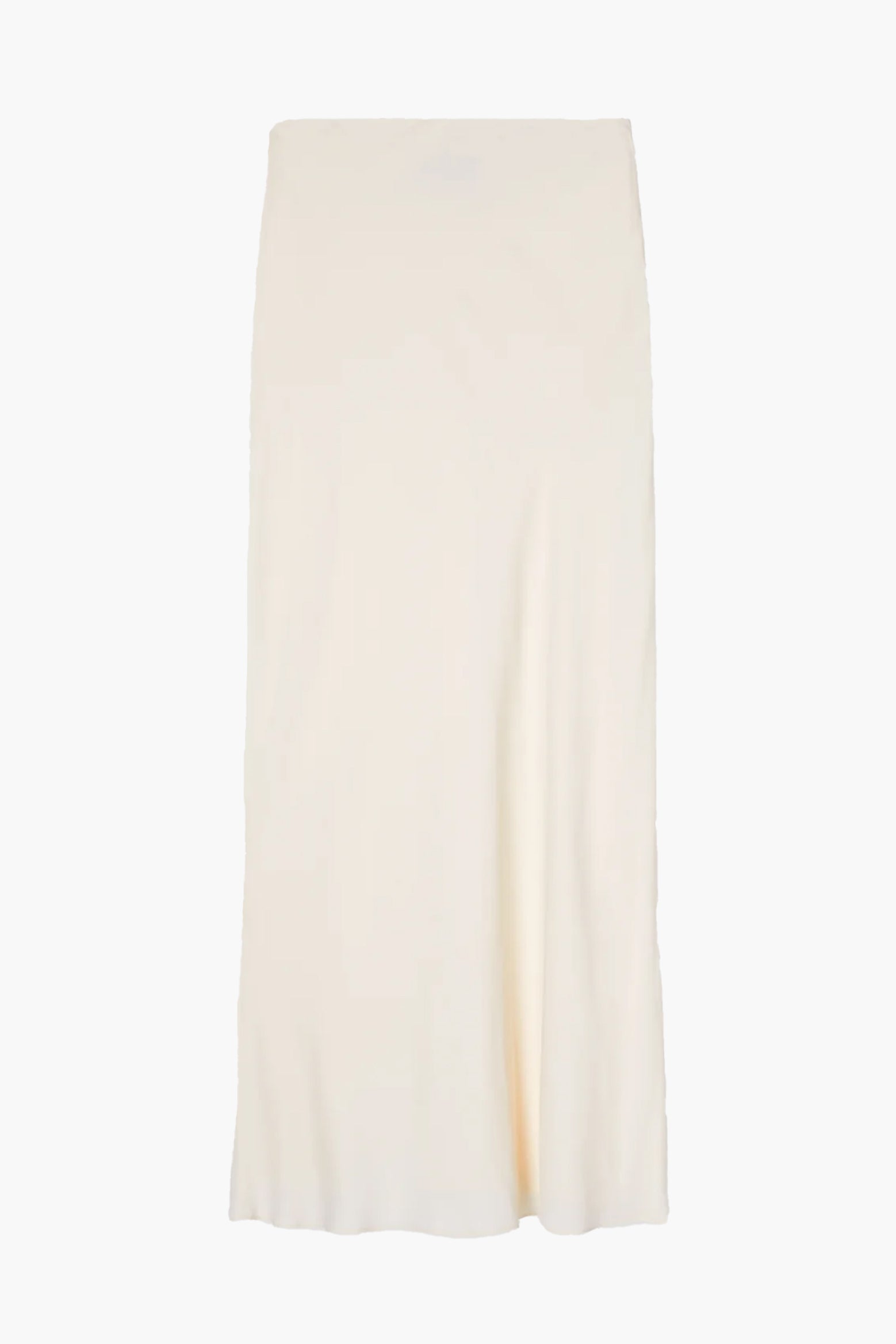 Rohe Long Satin Skirt in Cream available at The New Trend Australia. 