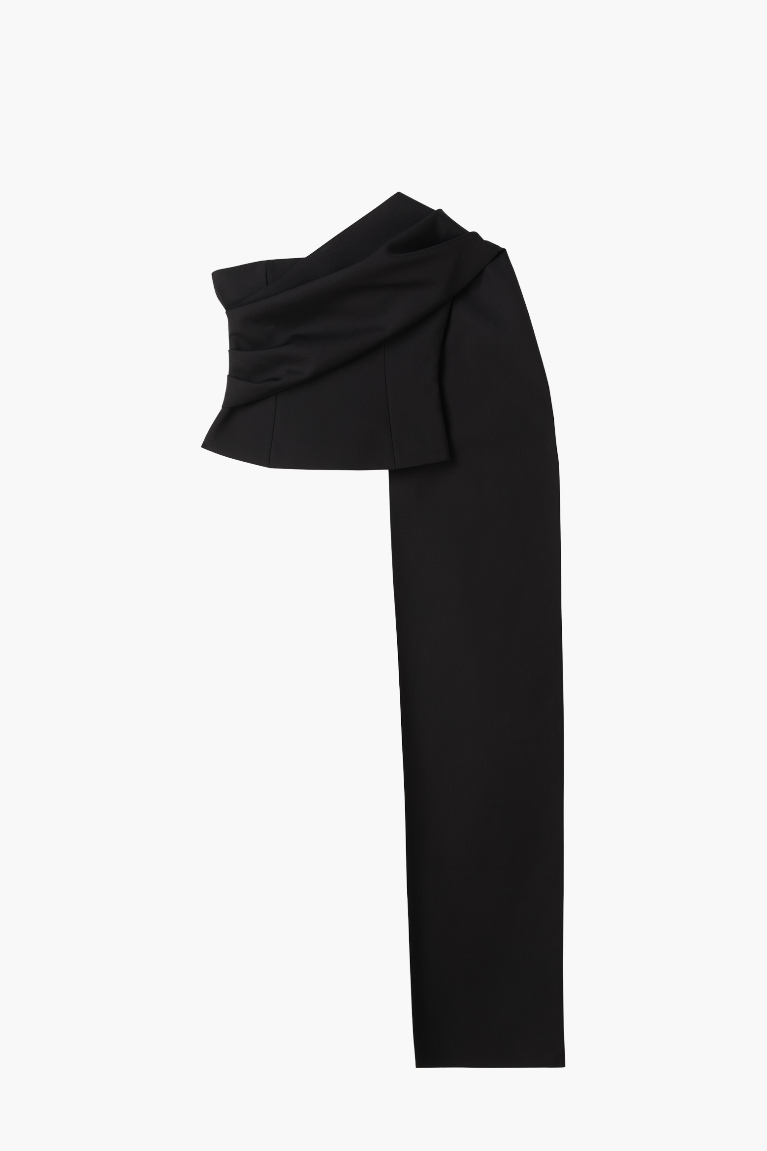 RÓHE ONE-SHOULDER CAPE TOP | THE NEW TREND