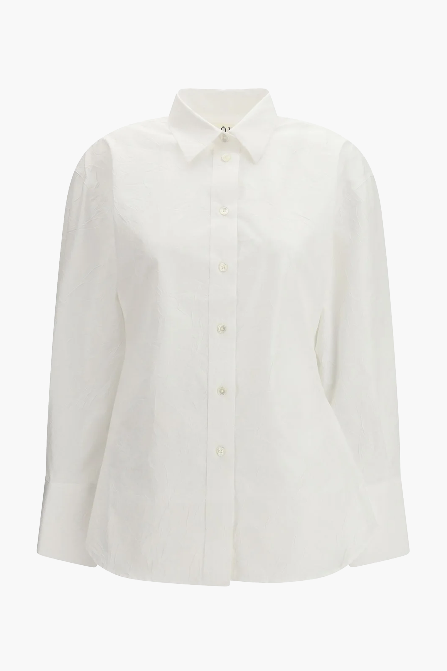 SHAPED CRUSHED POPLIN SHIRT