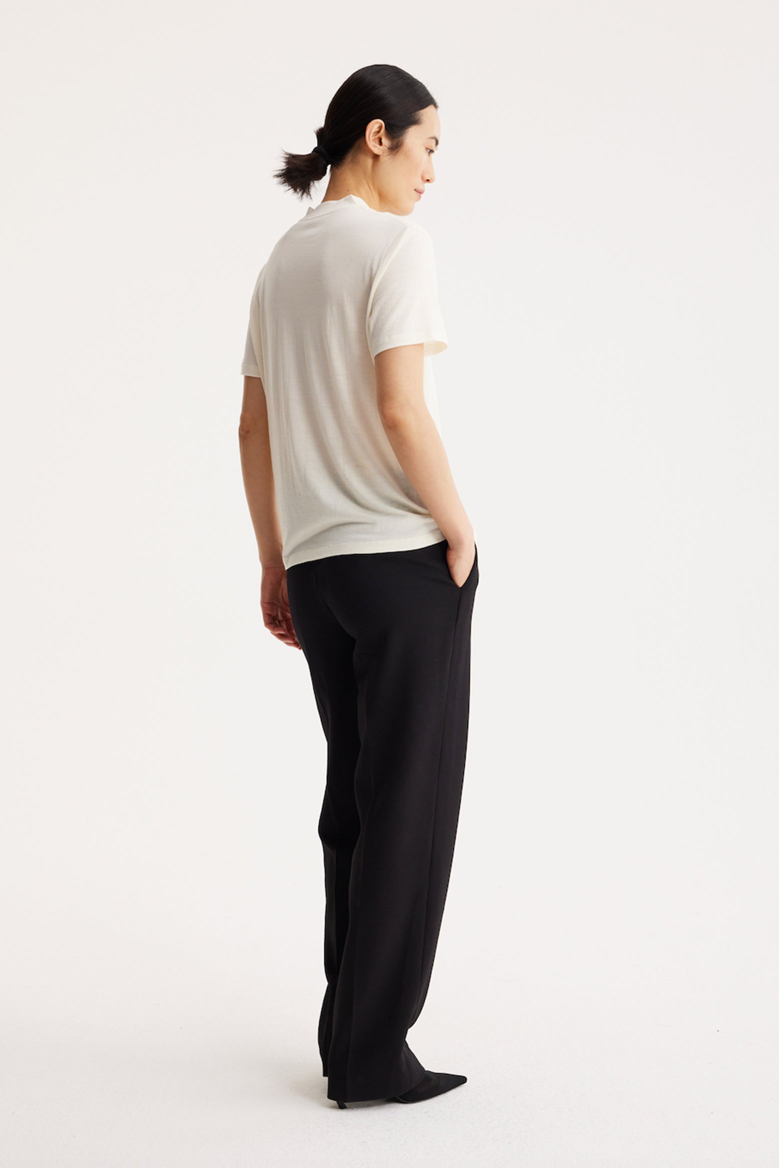 Rohe Summer Wool Jersey T-Shirt available at The New Trend Australia.