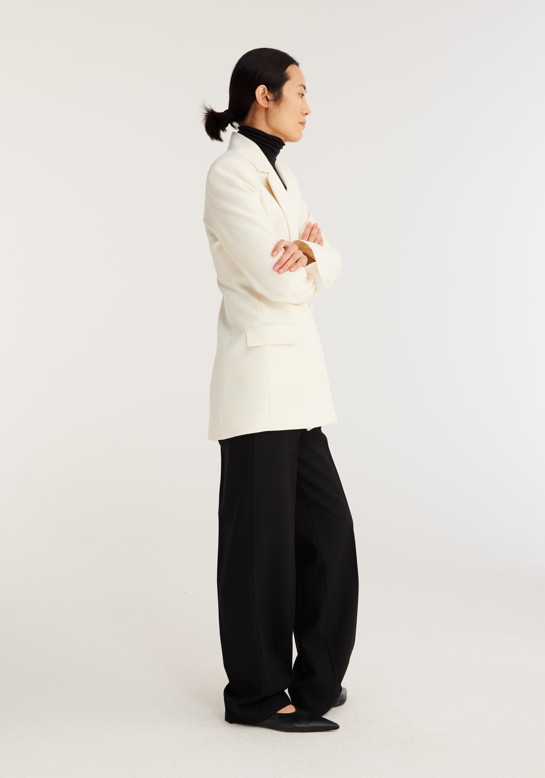 The Rohe Tailored Wool Blazer in Ivory available at The New Trend Australia