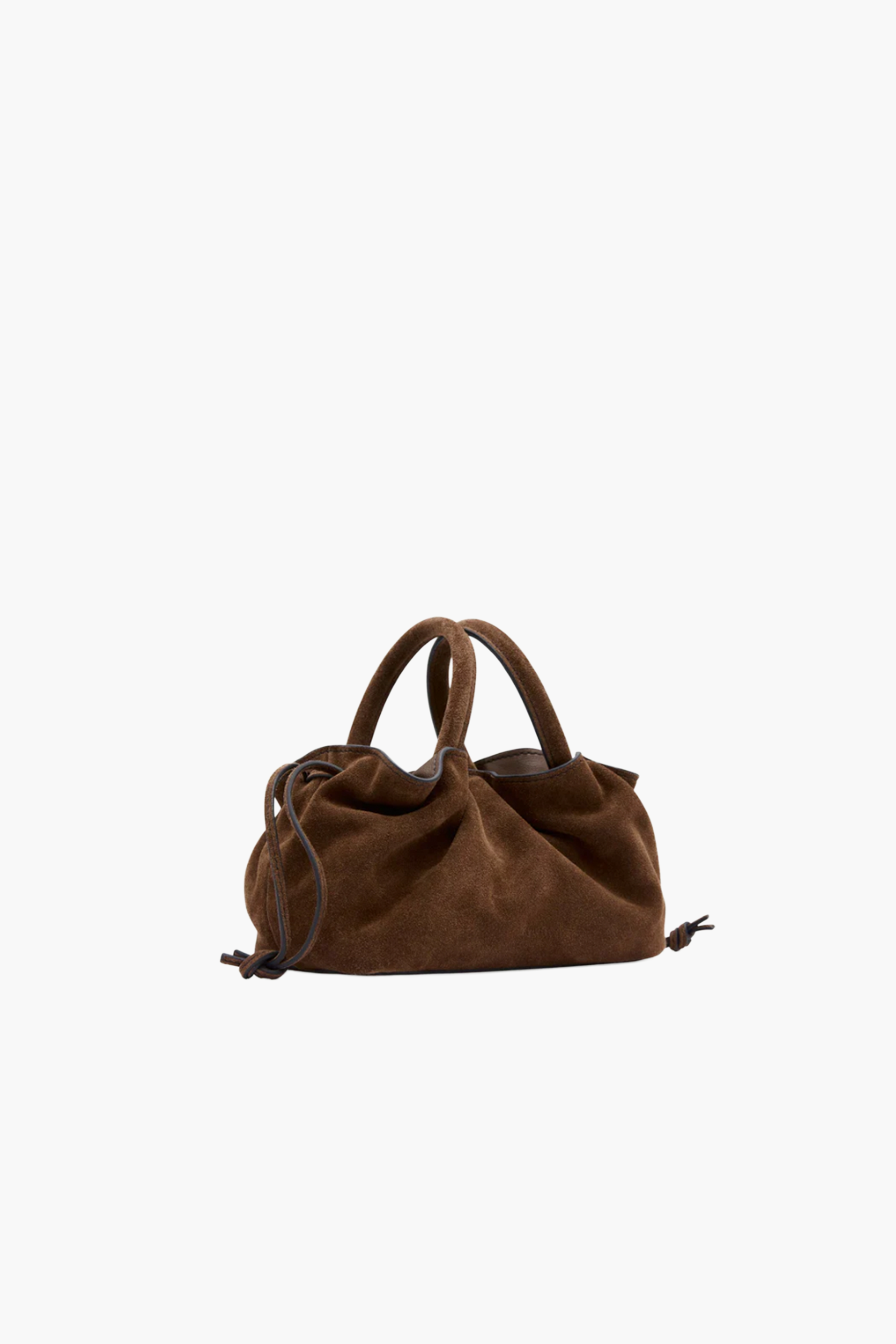 RYLAN MILA MINI TOTE IN BROWN SUEDE | THE NEW TREND