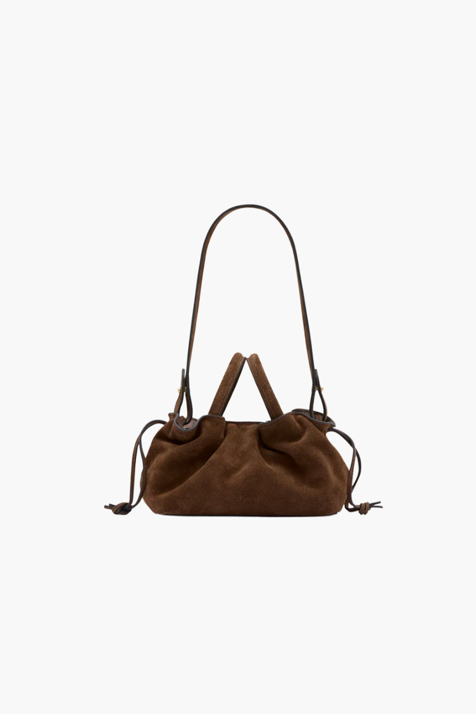 RYLAN MILA MINI TOTE IN BROWN SUEDE | THE NEW TREND