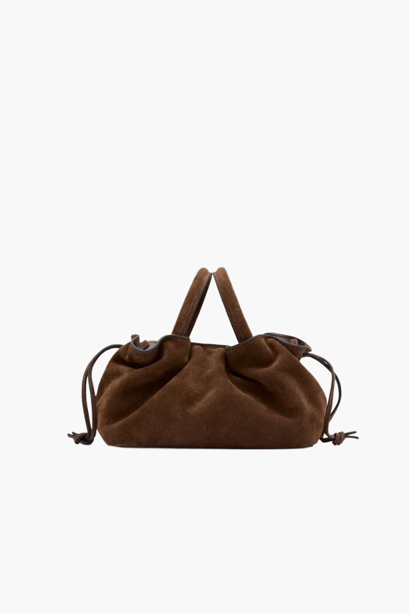 RYLAN MILA MINI TOTE IN BROWN SUEDE | THE NEW TREND