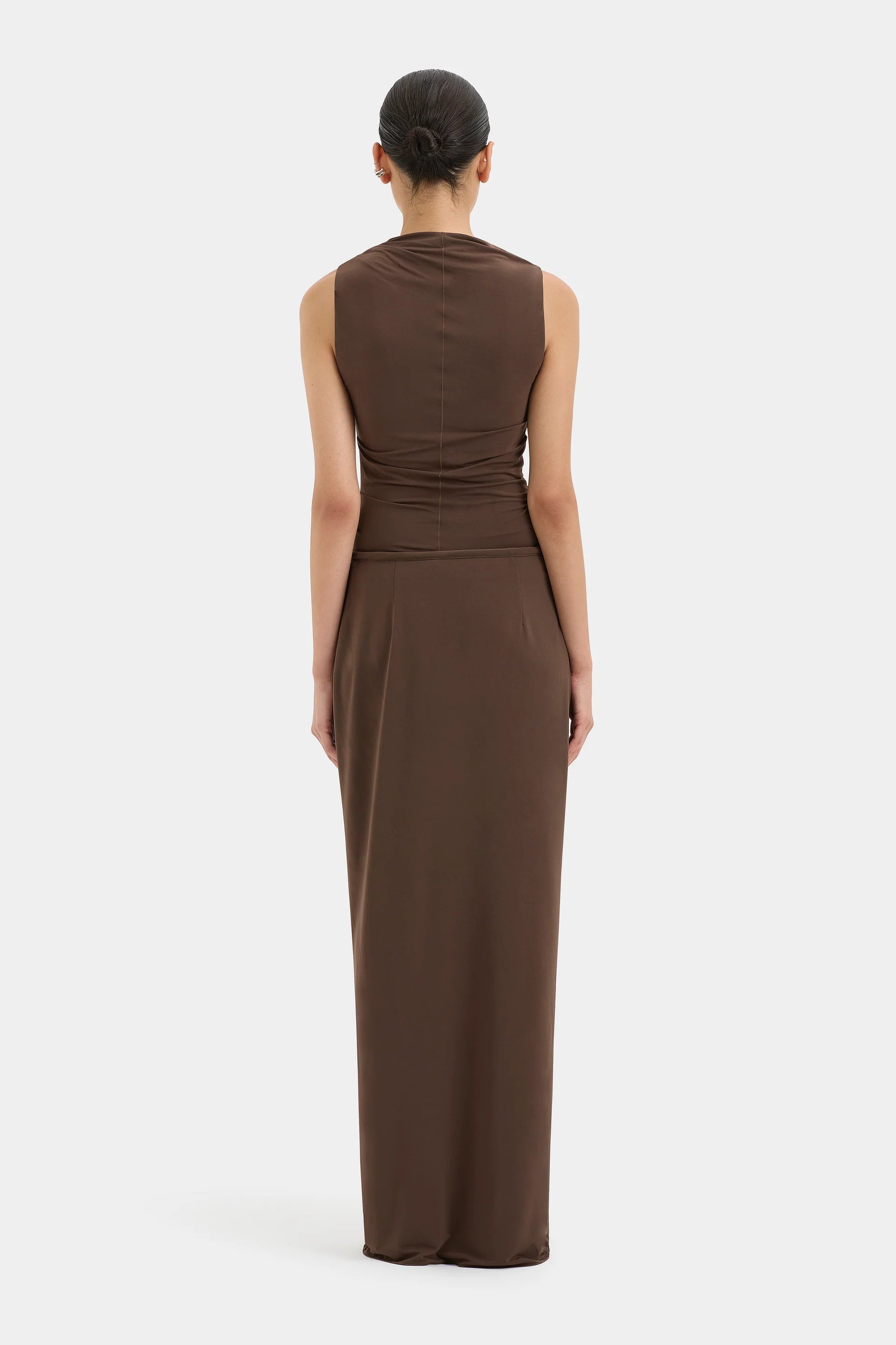 SIR MATHEO DRAPED TANK IN TRUFFLE | THE NEW TREND