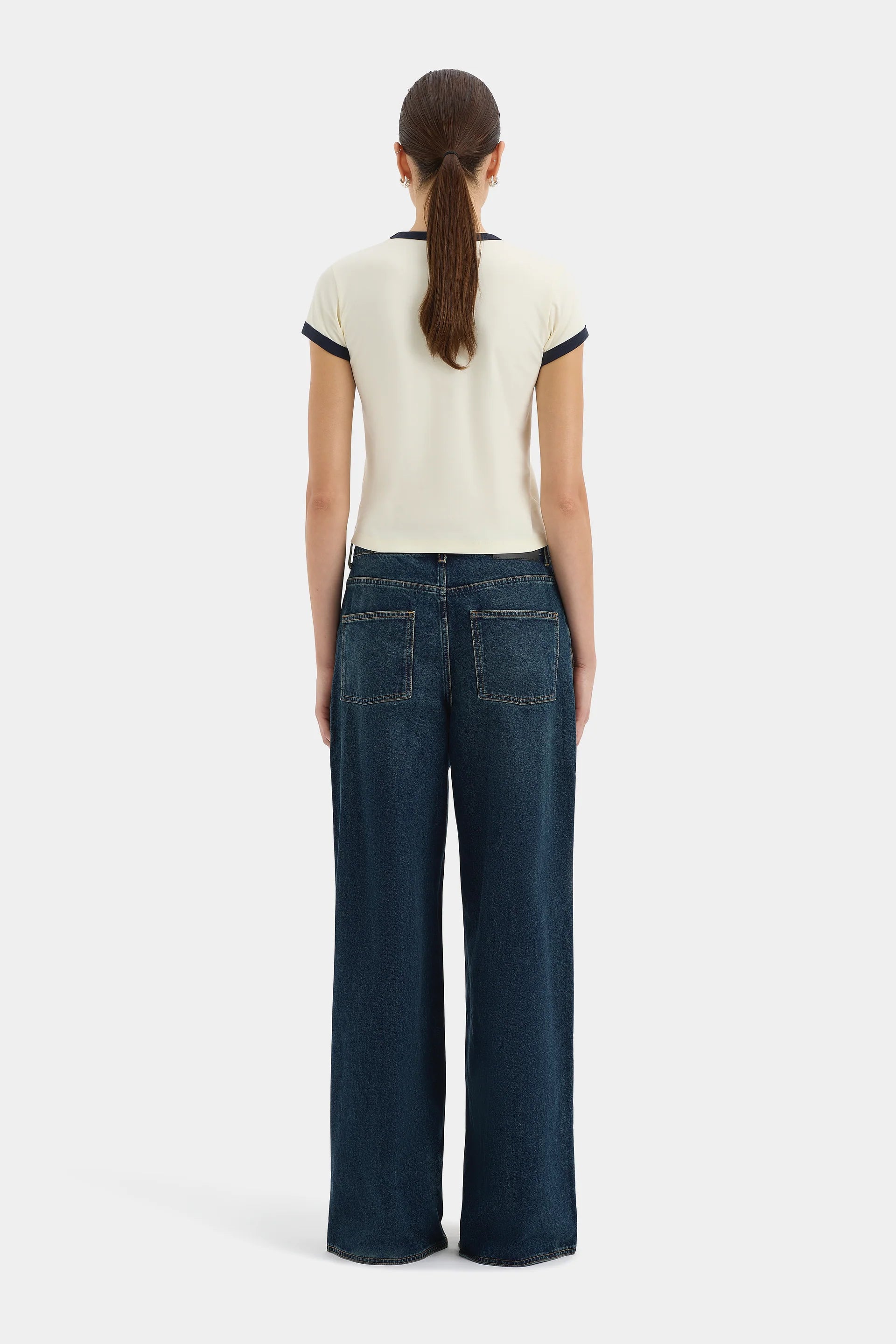 SIR YES SIR FITTED TEE IN IVORY | THE NEW TREND