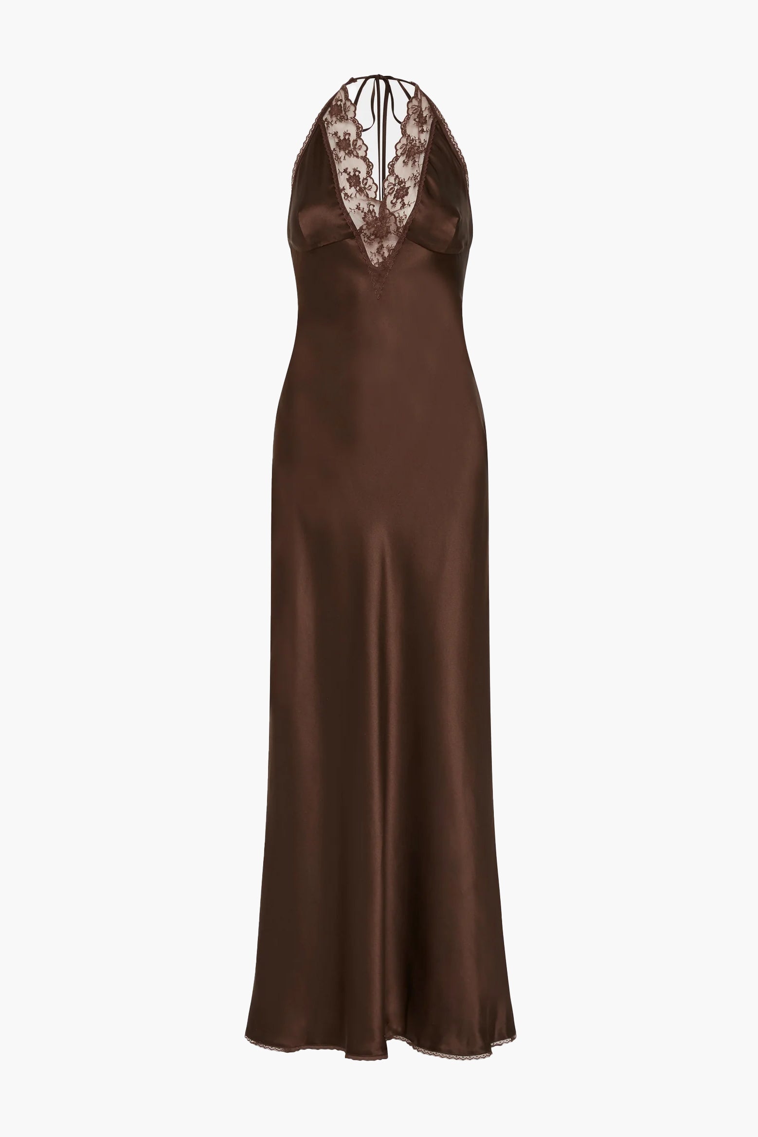 SIR Aries Halter Gown in Chocolate available at The New Trend Australia. 