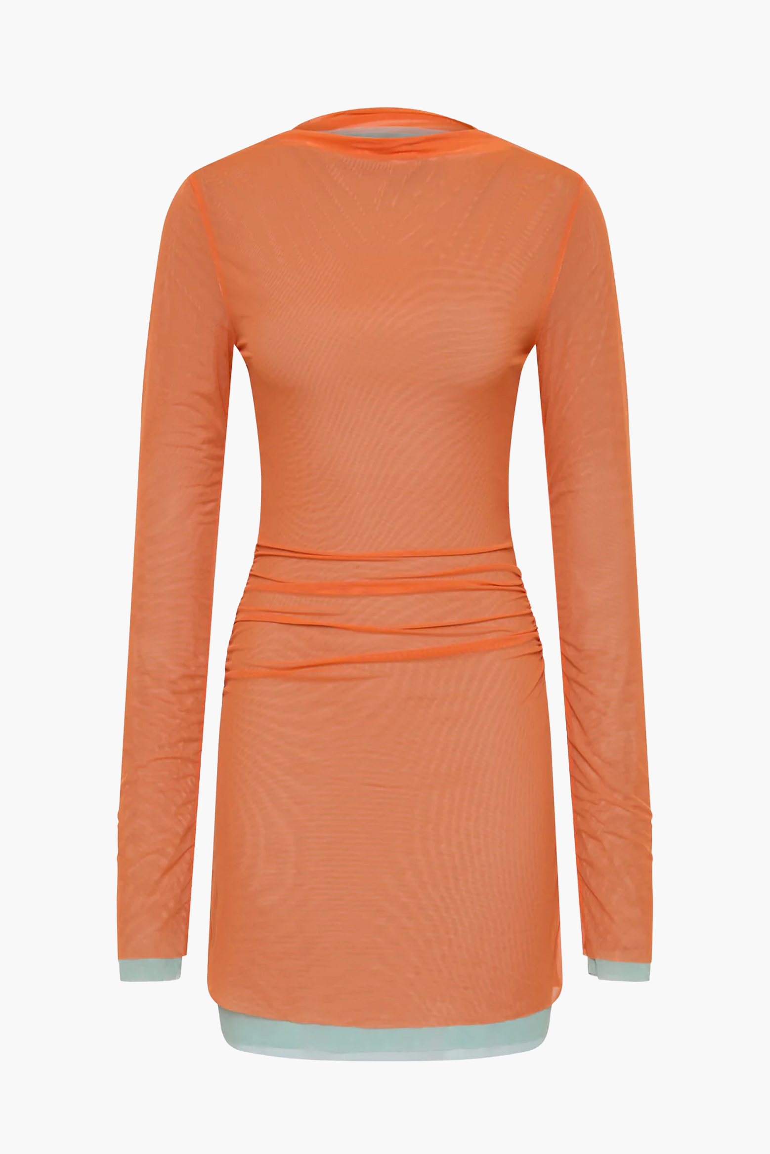 SIR. COSTA GATHERED MINI DRESS IN TANGERINE | THE NEW TREND