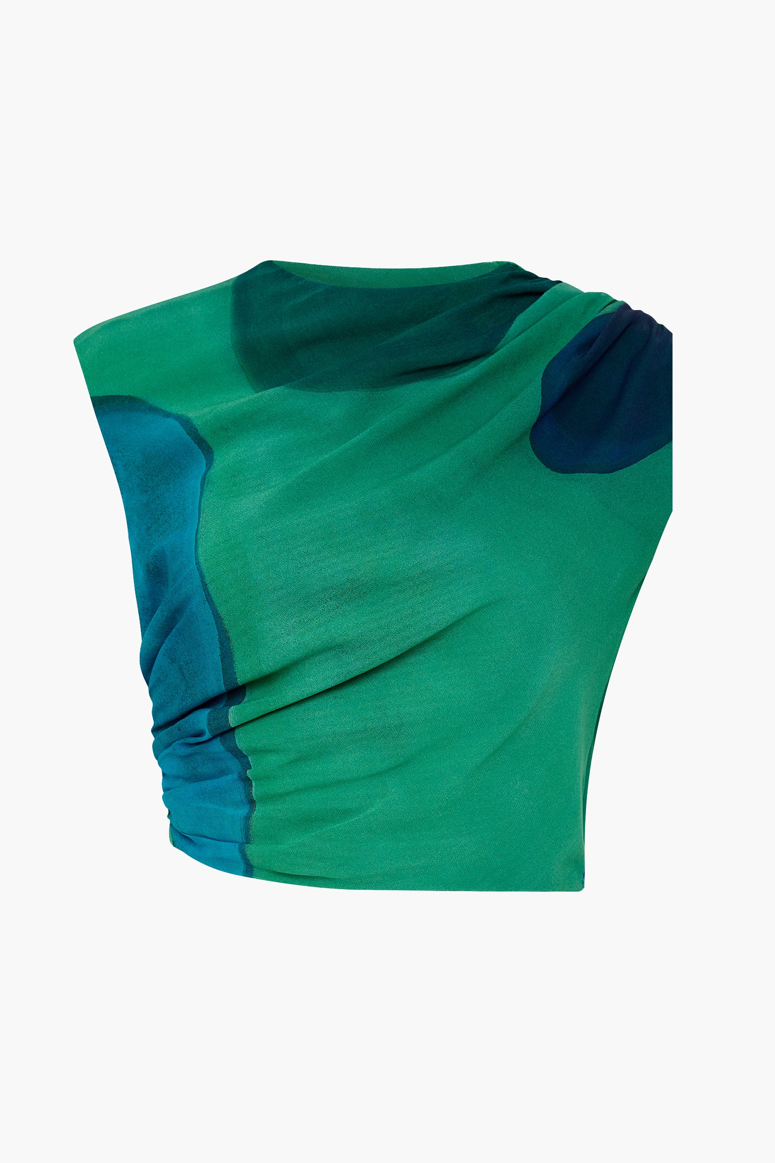 SIR Frankie Gathered Top in Emerald Reflection available at The New Trend Australia.