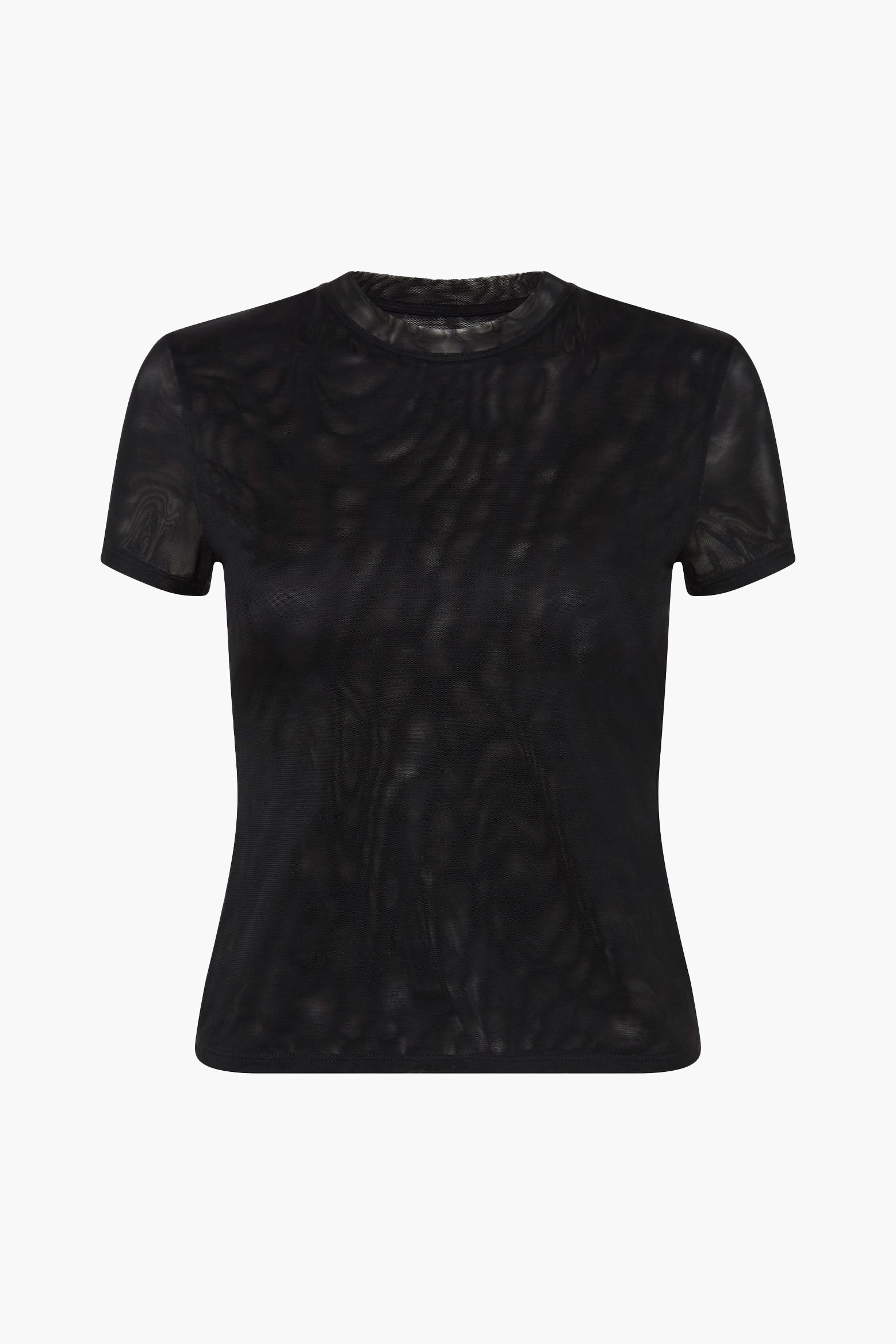 SIR Jacques Mesh Fitted Tee in Black available at The New Trend Australia. 