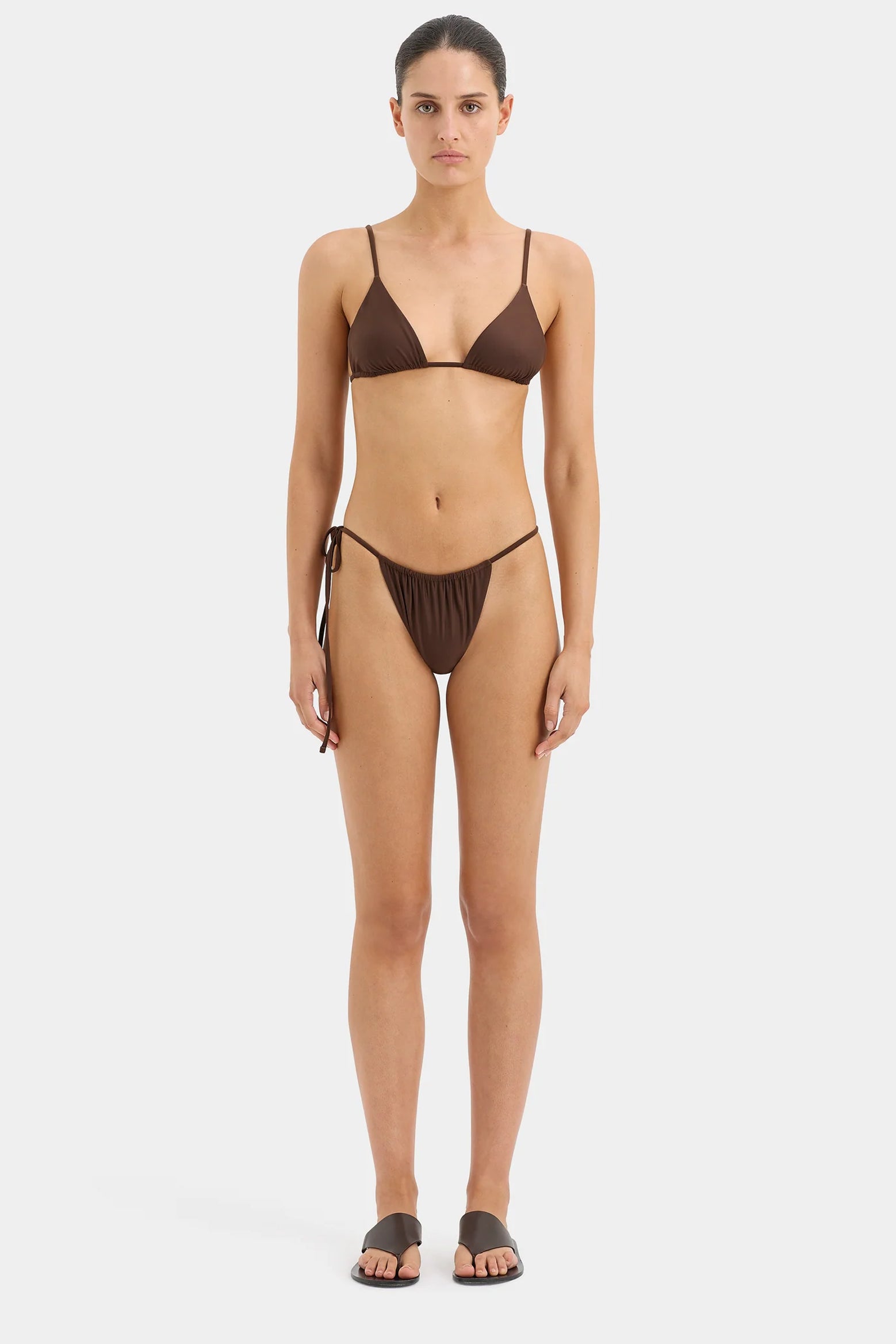SIR Jeanne String Brief in Chocolate available at The New Trend Australia.