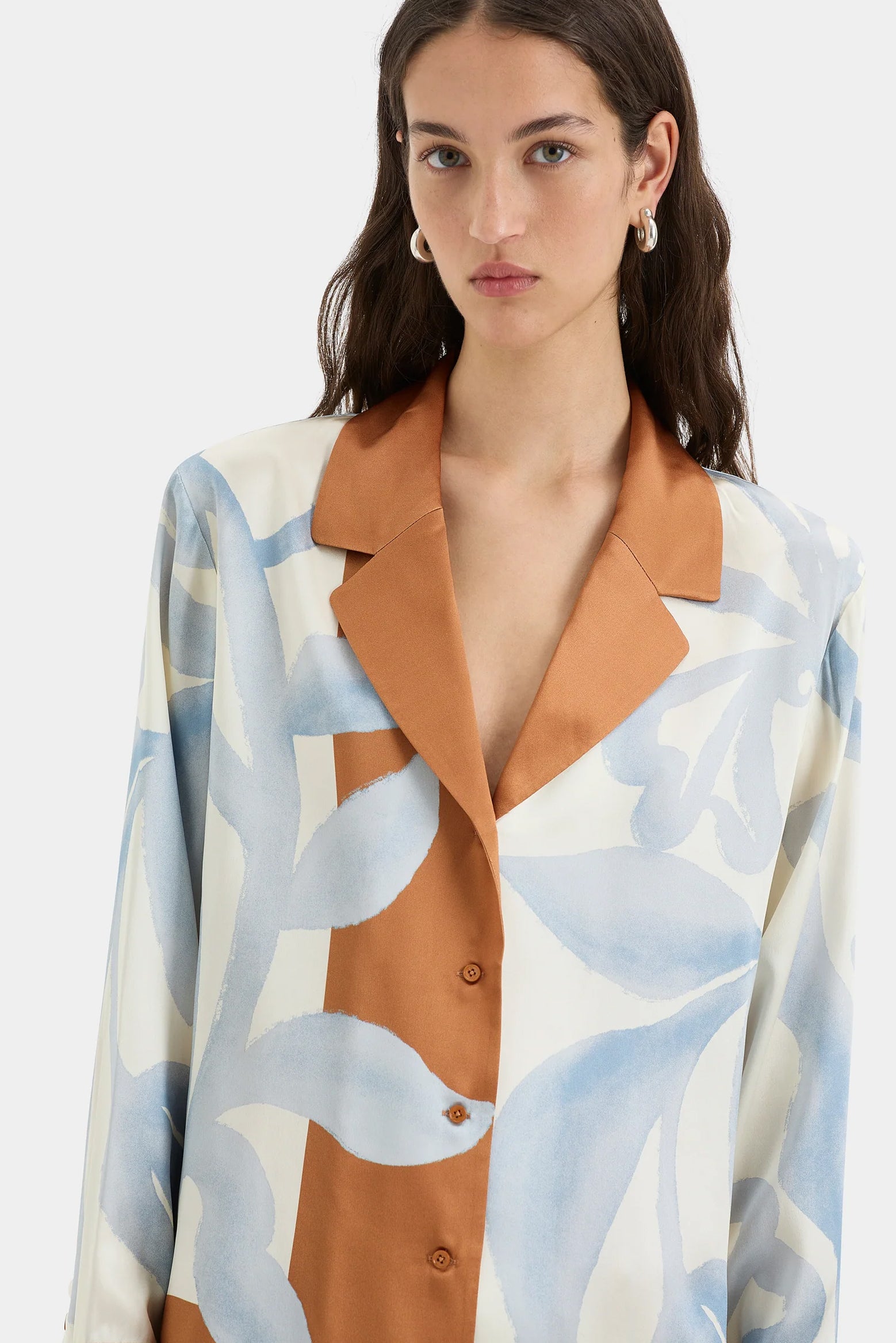 SIR Sorrento Shirt in Sciarpa Print available at The New Trend Australia.