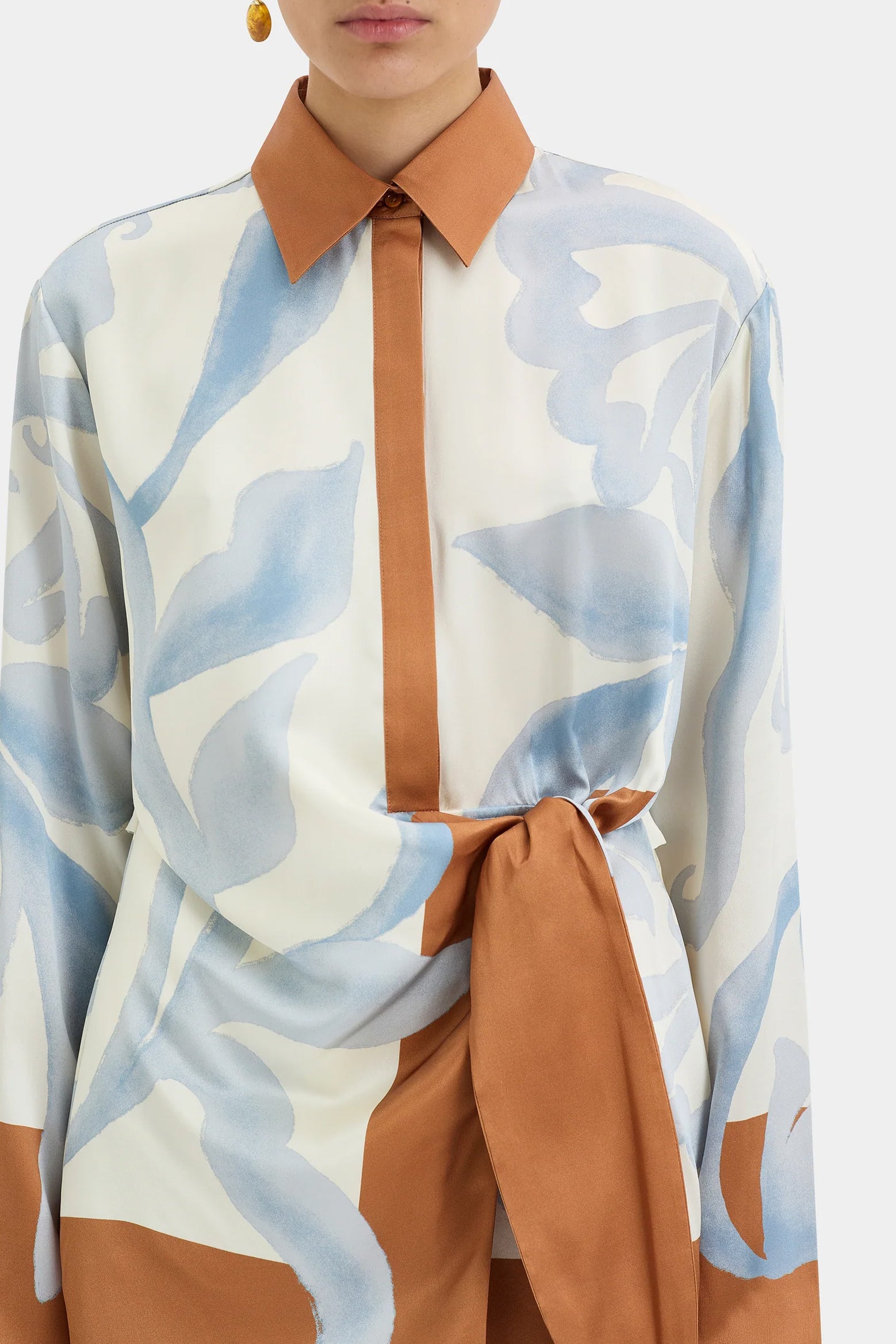 SIR Sorrento Shirtdress in Sciarpa Print available at The New Trend Australia.