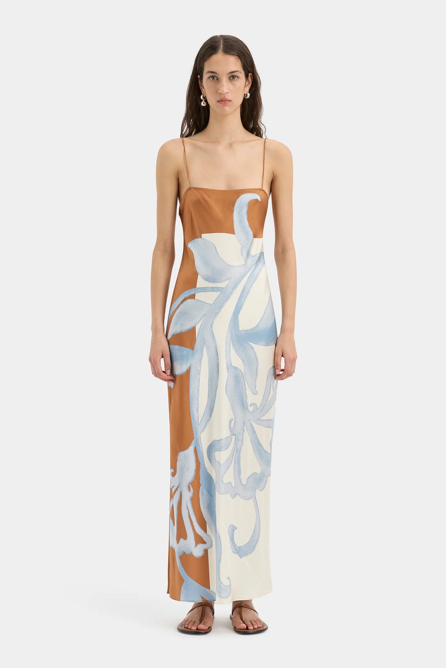 SIR Sorrento Slip Dress in Sciarpa Print available at The New Trend Australia.
