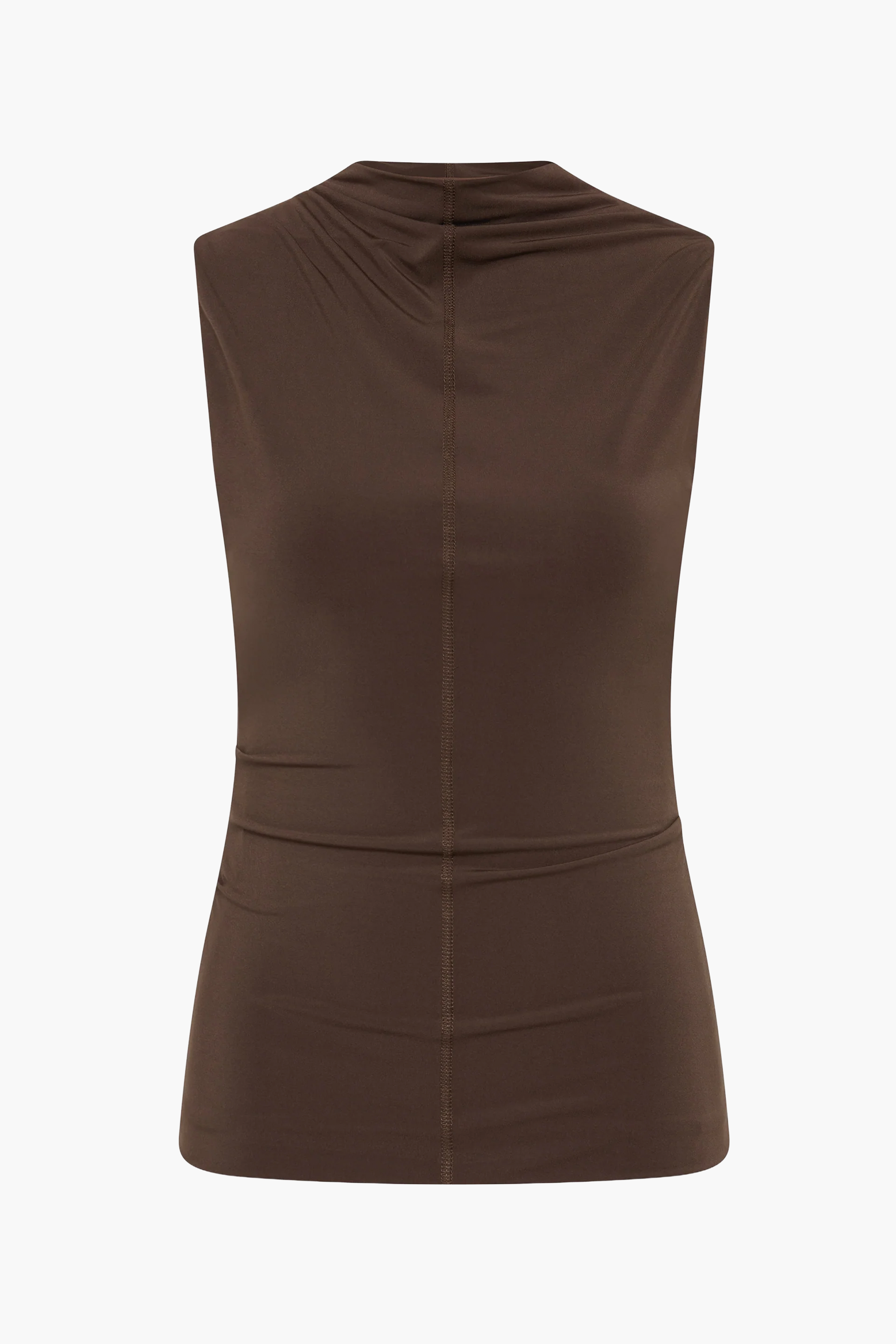 SIR MATHEO DRAPED TANK IN TRUFFLE | THE NEW TREND