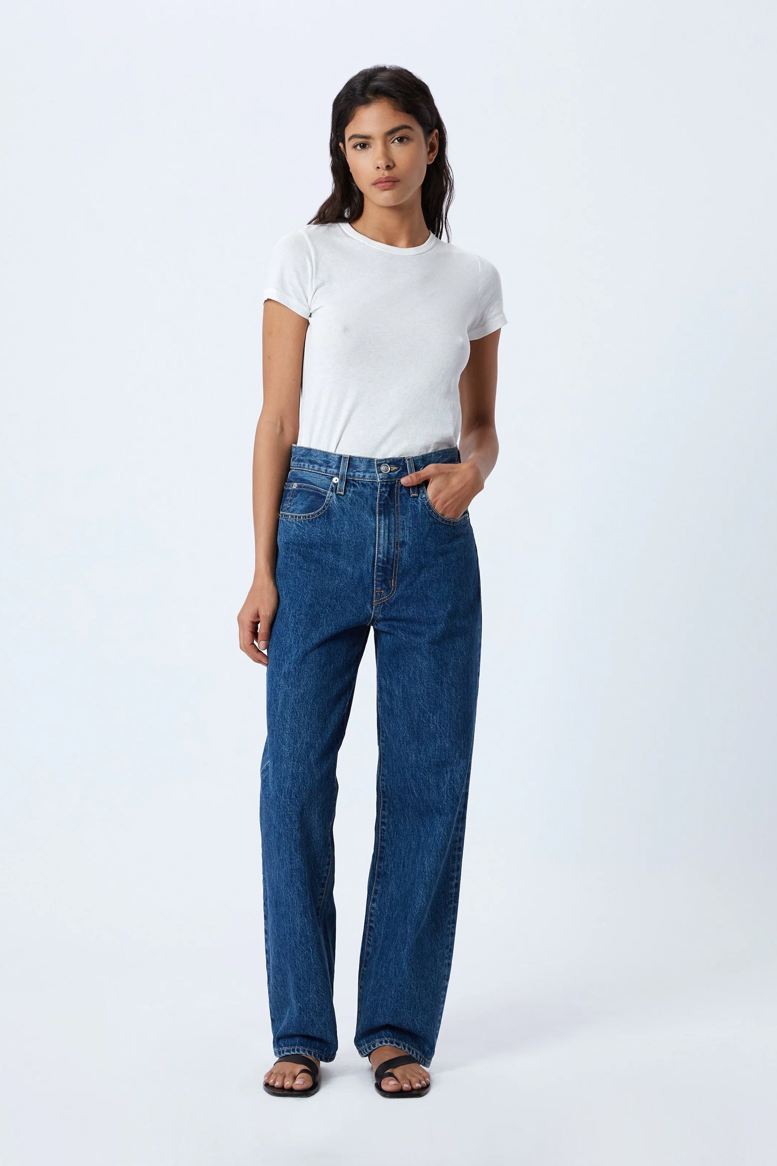 The SLVRLake Koko High Rise Relaxed Jean in Claremont available at The New Trend Australia