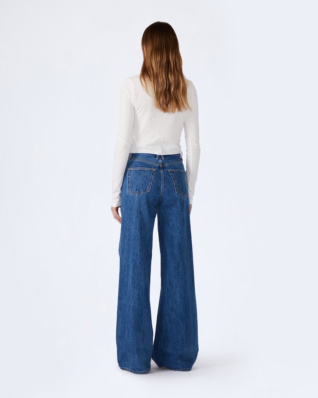 Y2k Fashion Blue Jeans Women Cartoon Rabbit Patch Wide Leg Pants Korean New  Trend Loose Denim Pants Female Clothing Trousers - AliExpress