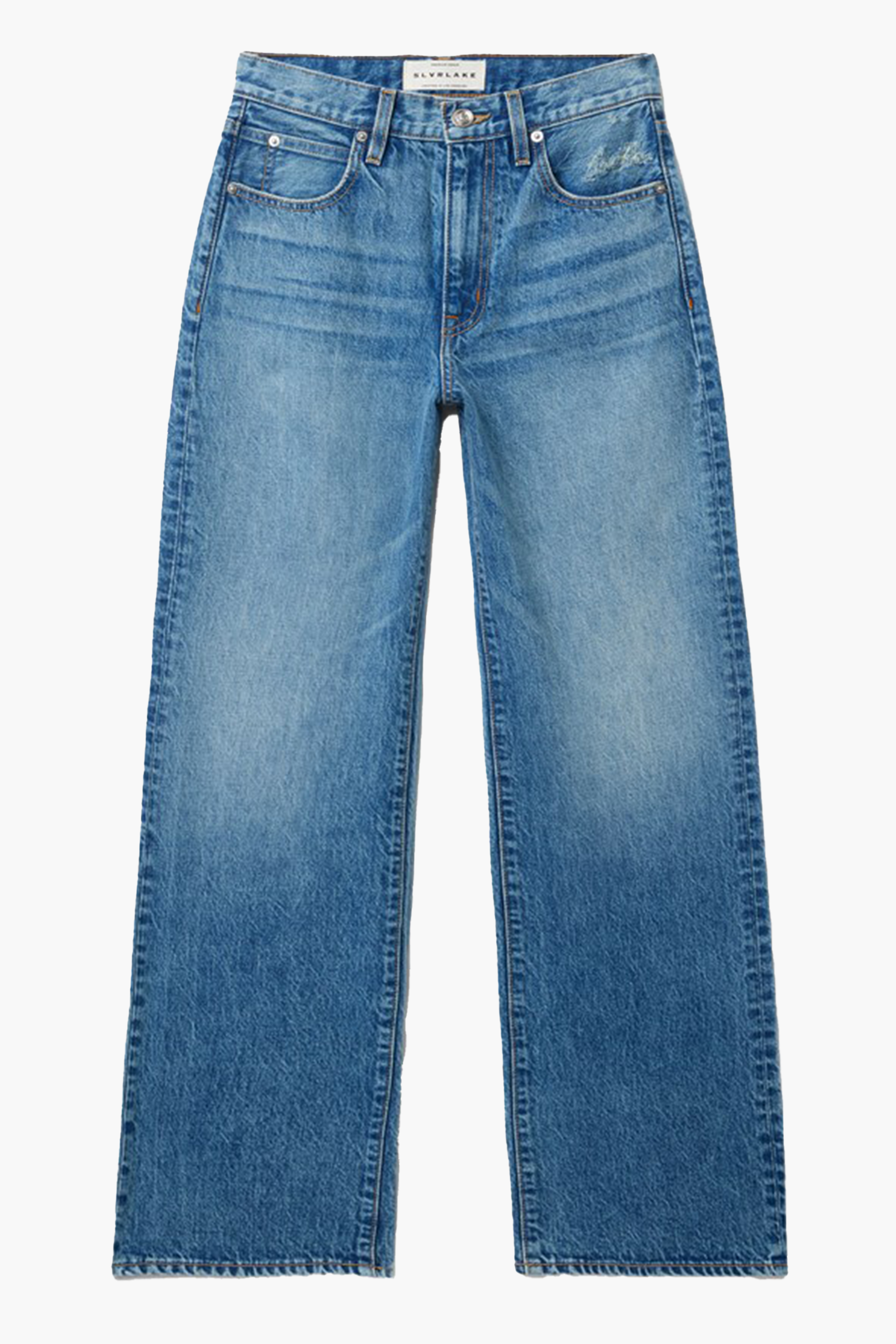 SLVRLAKE GRACE HIGH RISE WIDE LEG JEAN IN AMERICAN BEAUTY | THE NEW TREND