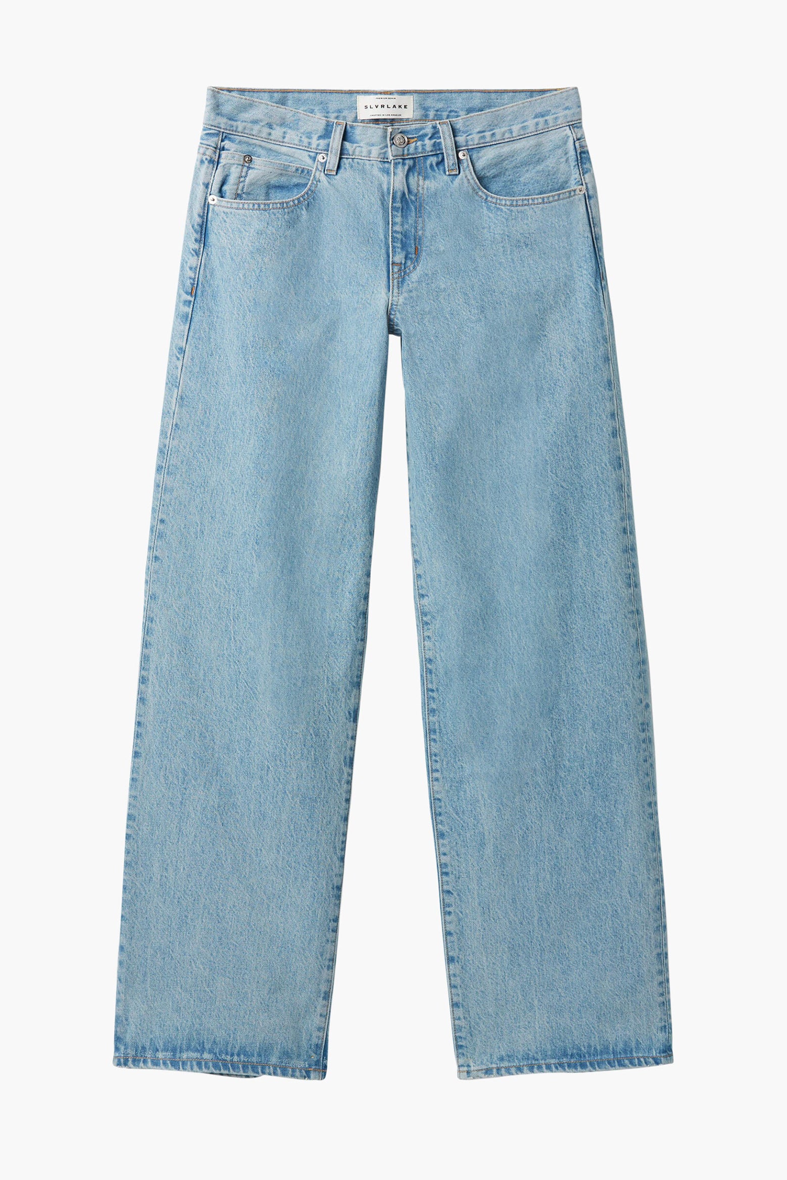 SLVRLAKE Mica Relaxed Wide Leg Jean in Clear Skies available at The New Trend