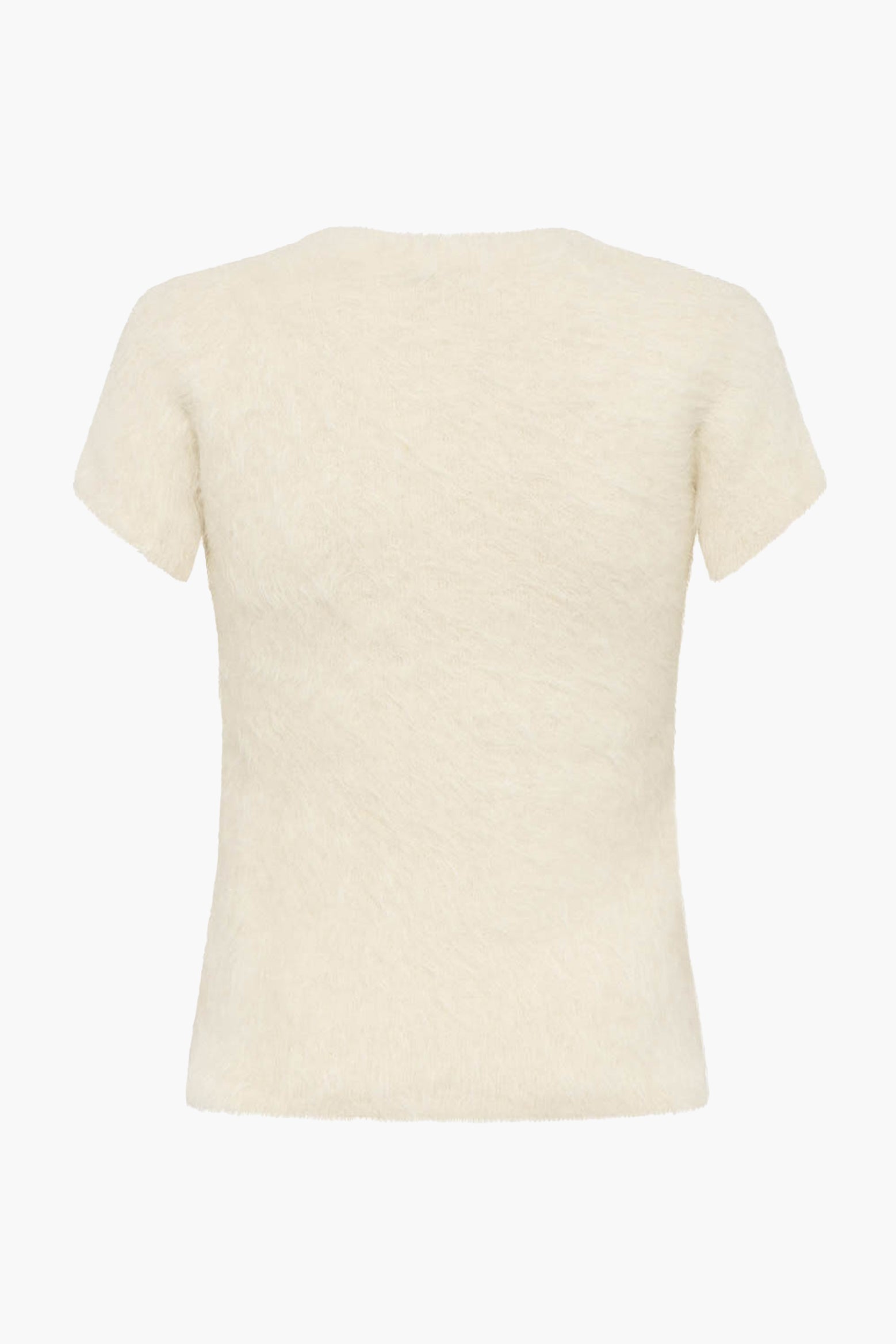 ST. AGNI Alpaca Baby Tee in Off White | The New Trend
