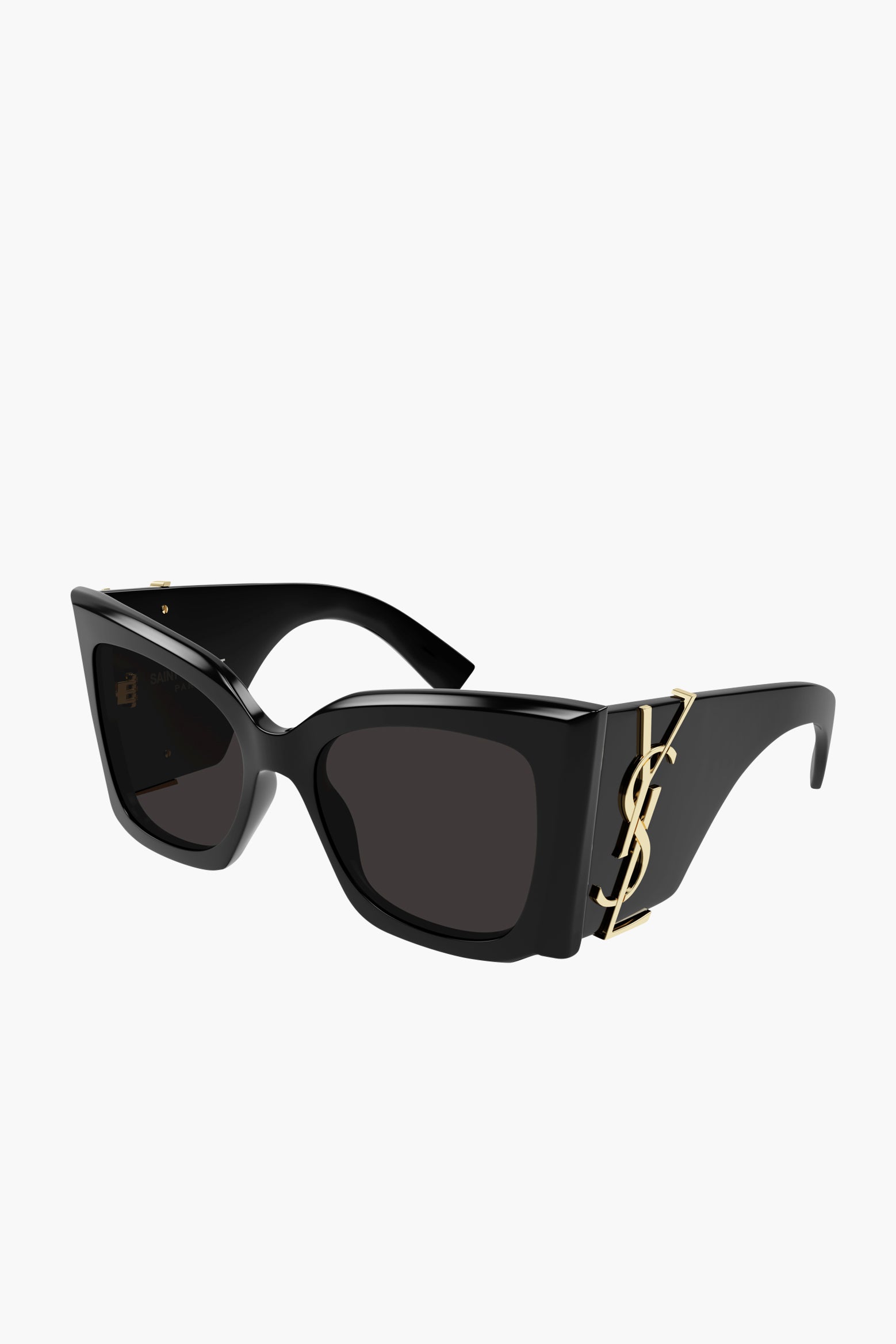 Saint Laurent Blaze Oversized Sunglasses in Black available at TNT The New Trend Australia.
