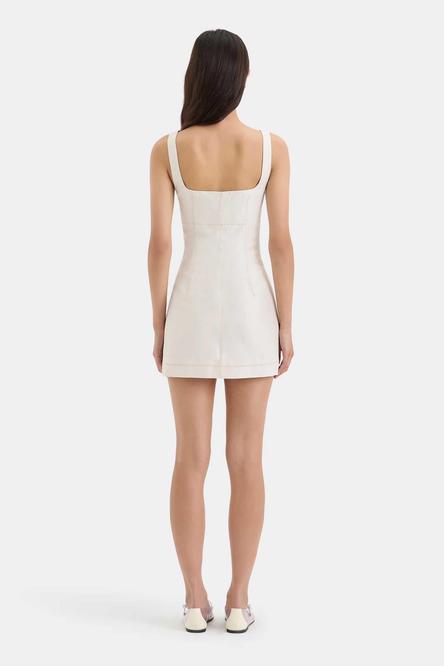 The Sir Emilia Corset Mini Dress in Natural available at The New Trend Australia