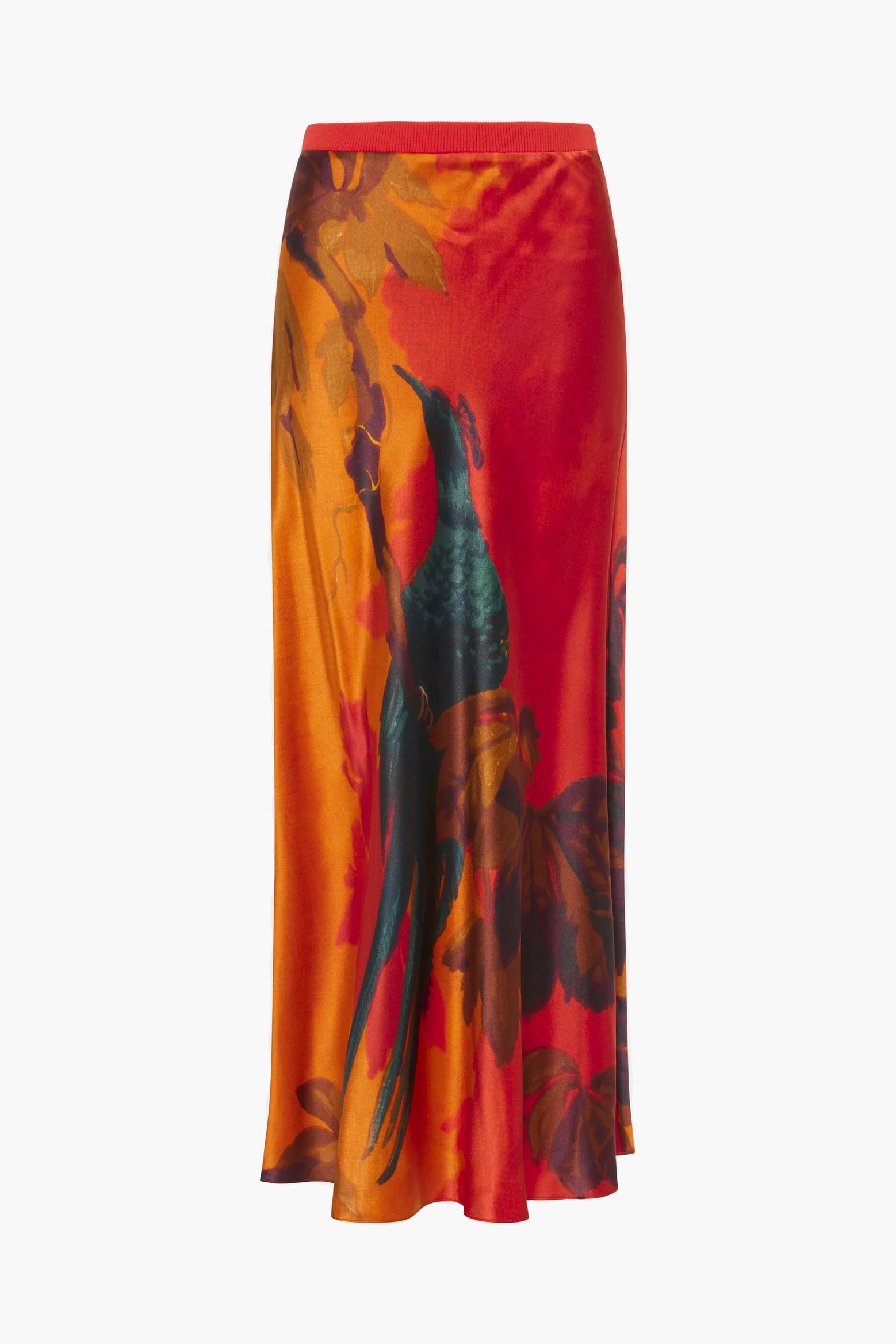 The Sir Lush Midi Skirt in Wren Print available at The New Trend Australia