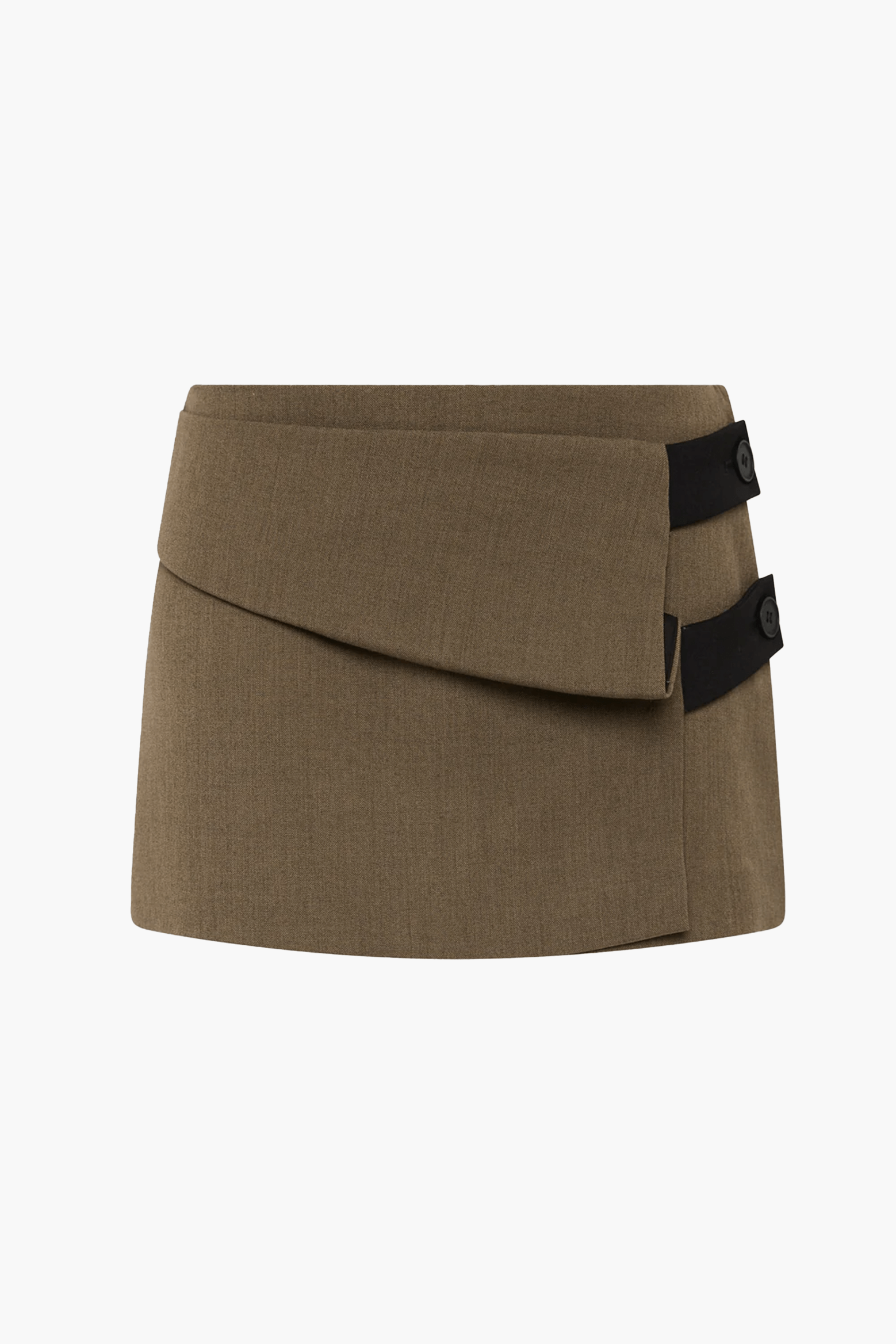 SIR SARTORIA MINI SKIRT IN CHOCOLATE MARLE | THE NEW TREND