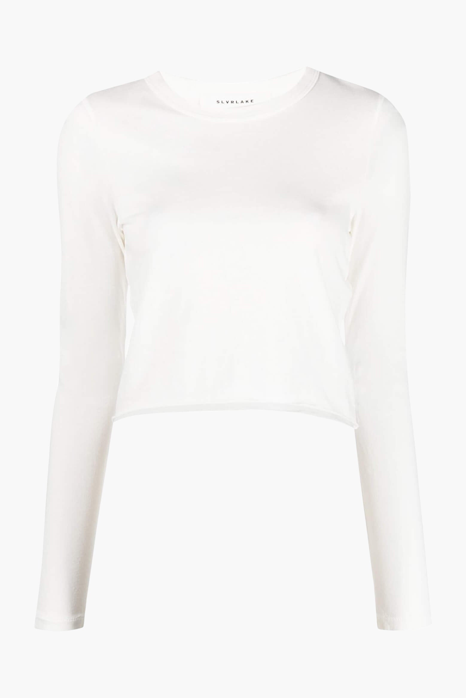 Slvrlake Long Sleeve Baby Tee in Natural White available at TNT The New Trend Australia.