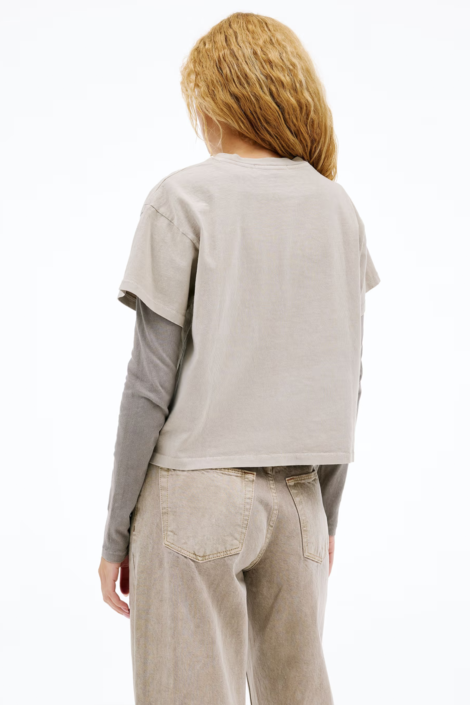 SLVRLAKE SQUARE TEE IN SAND DUNE | THE NEW TREND
