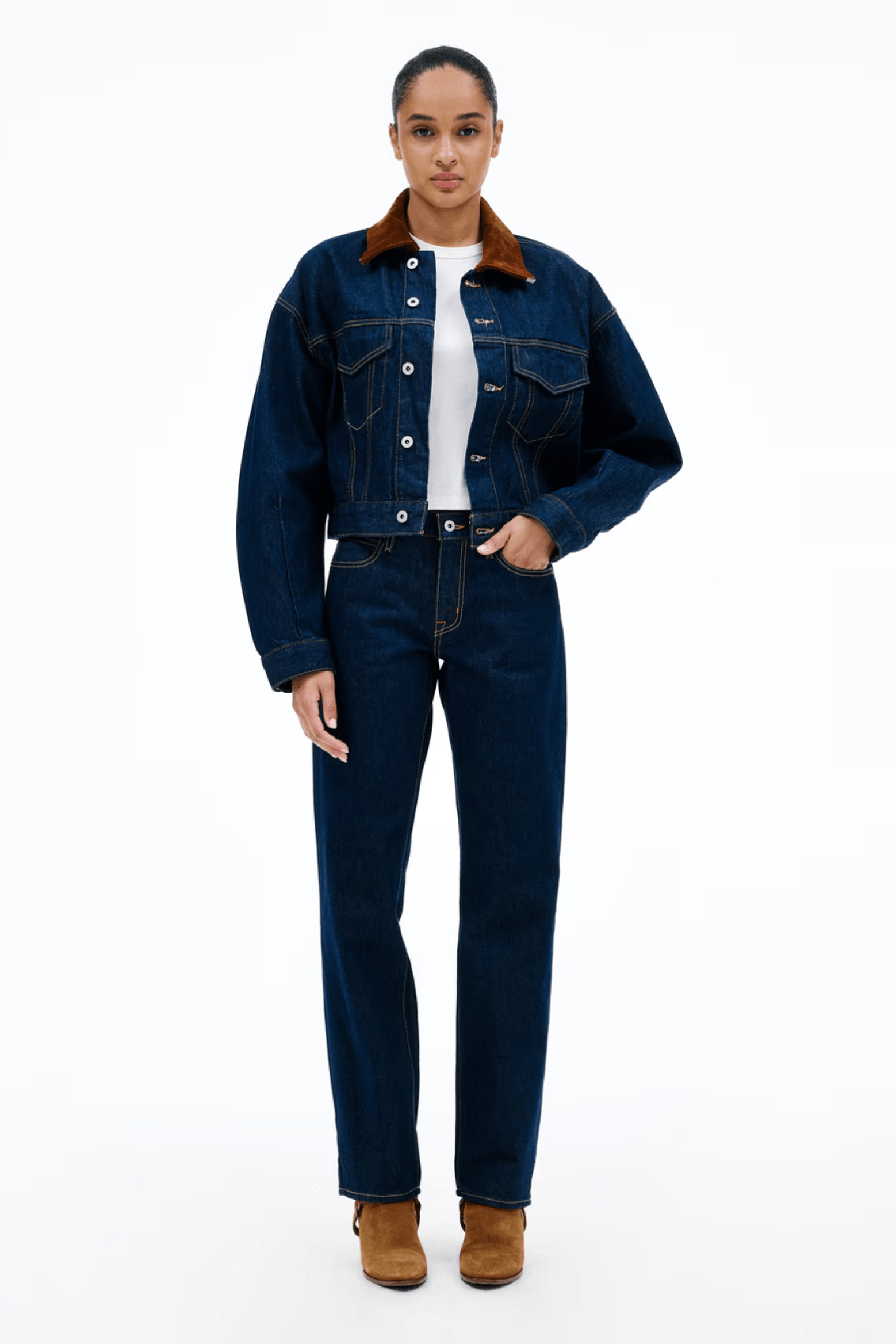 SLVRLAKE ISABEL LOW RISE SLIM LEG | THE NEW TREND